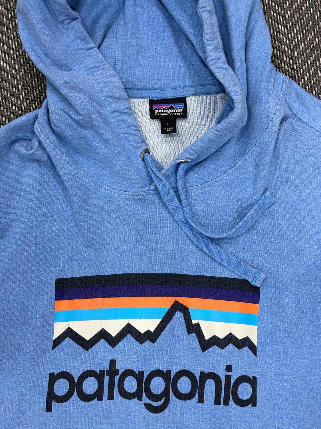 파타고니아 후드티 블루 상품이미지3
