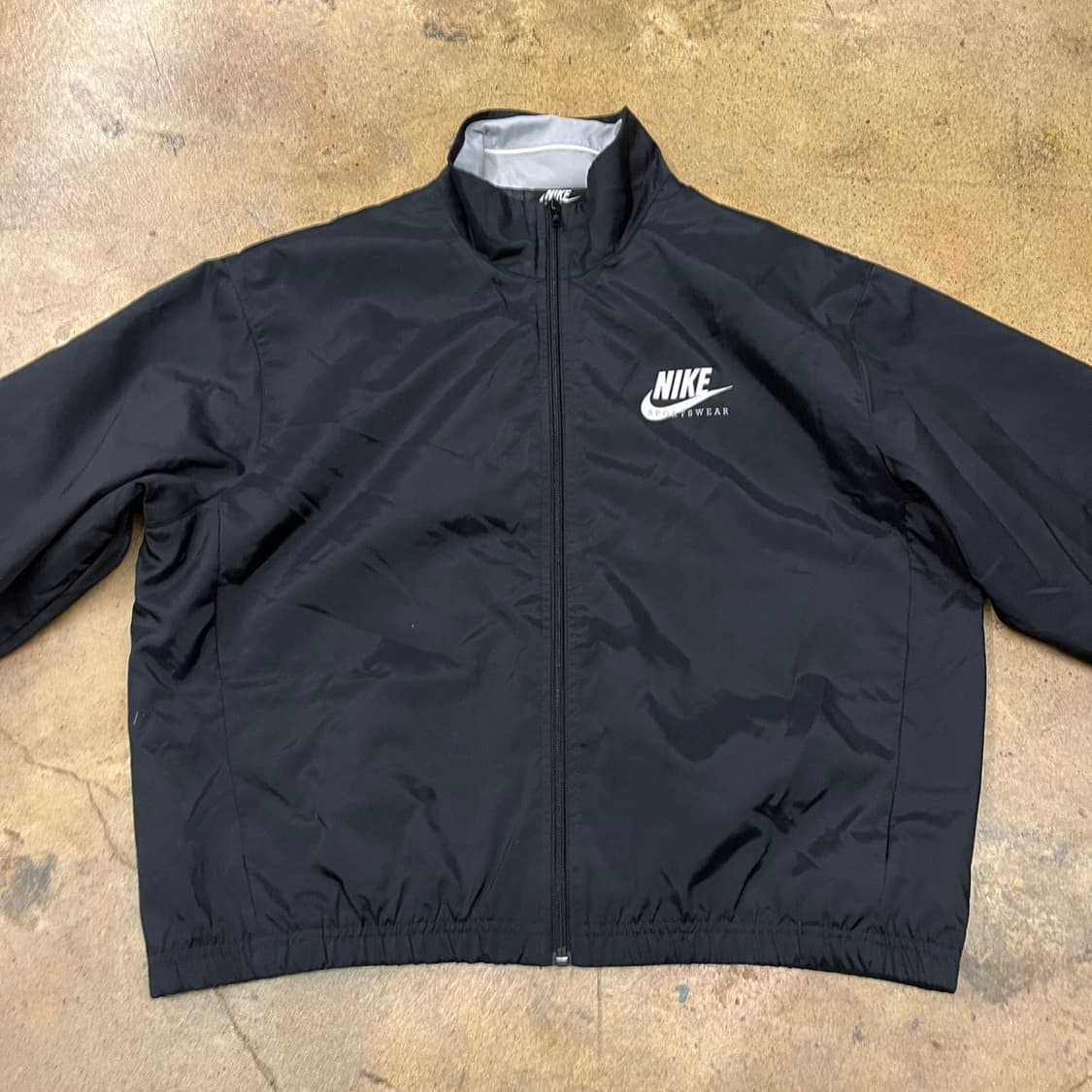 [정품/XL] 나이키 블랙 화이트 바람막이 자켓 b18 상품이미지3