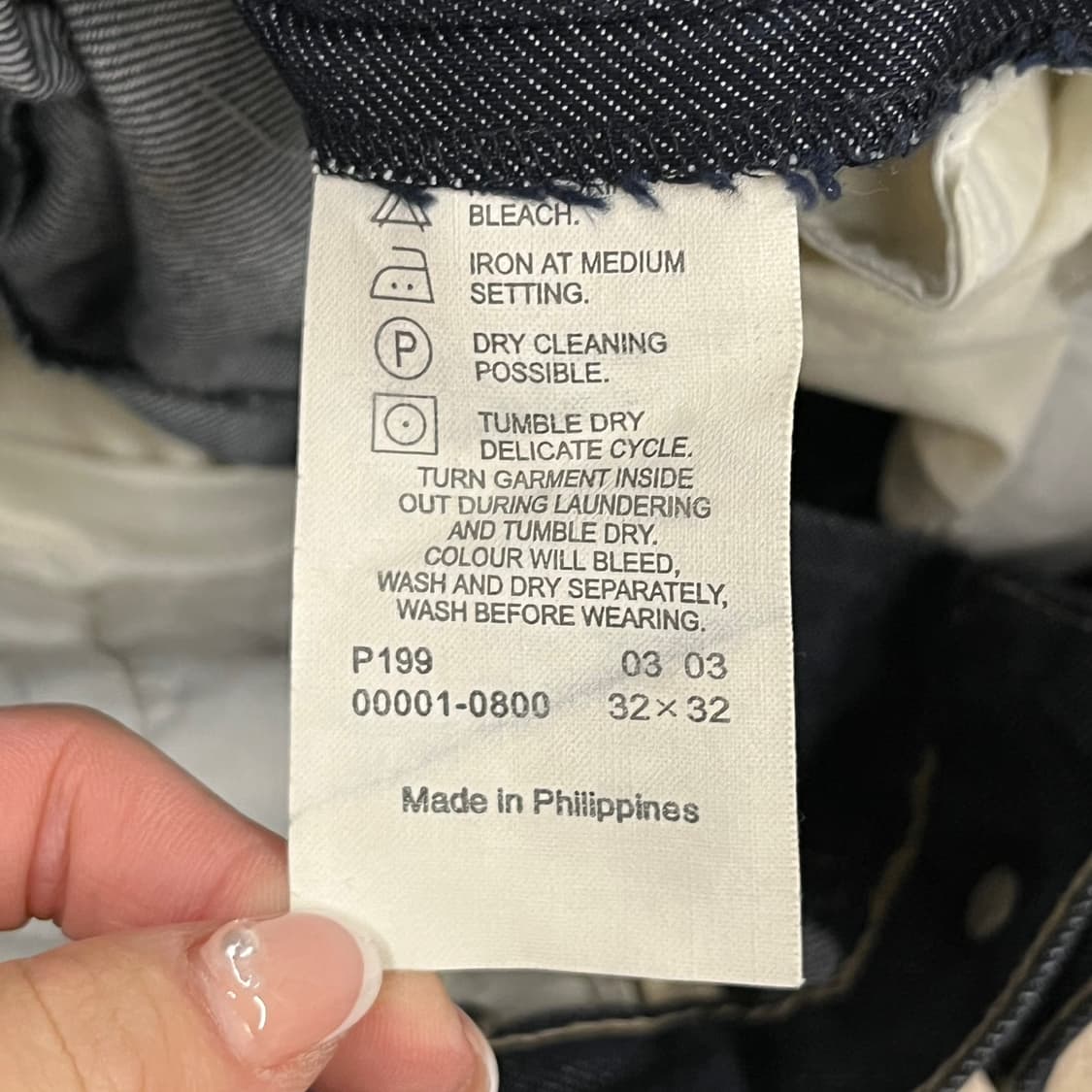 [정품] 리바이스 다크 데님 팬츠 b18 상품이미지7