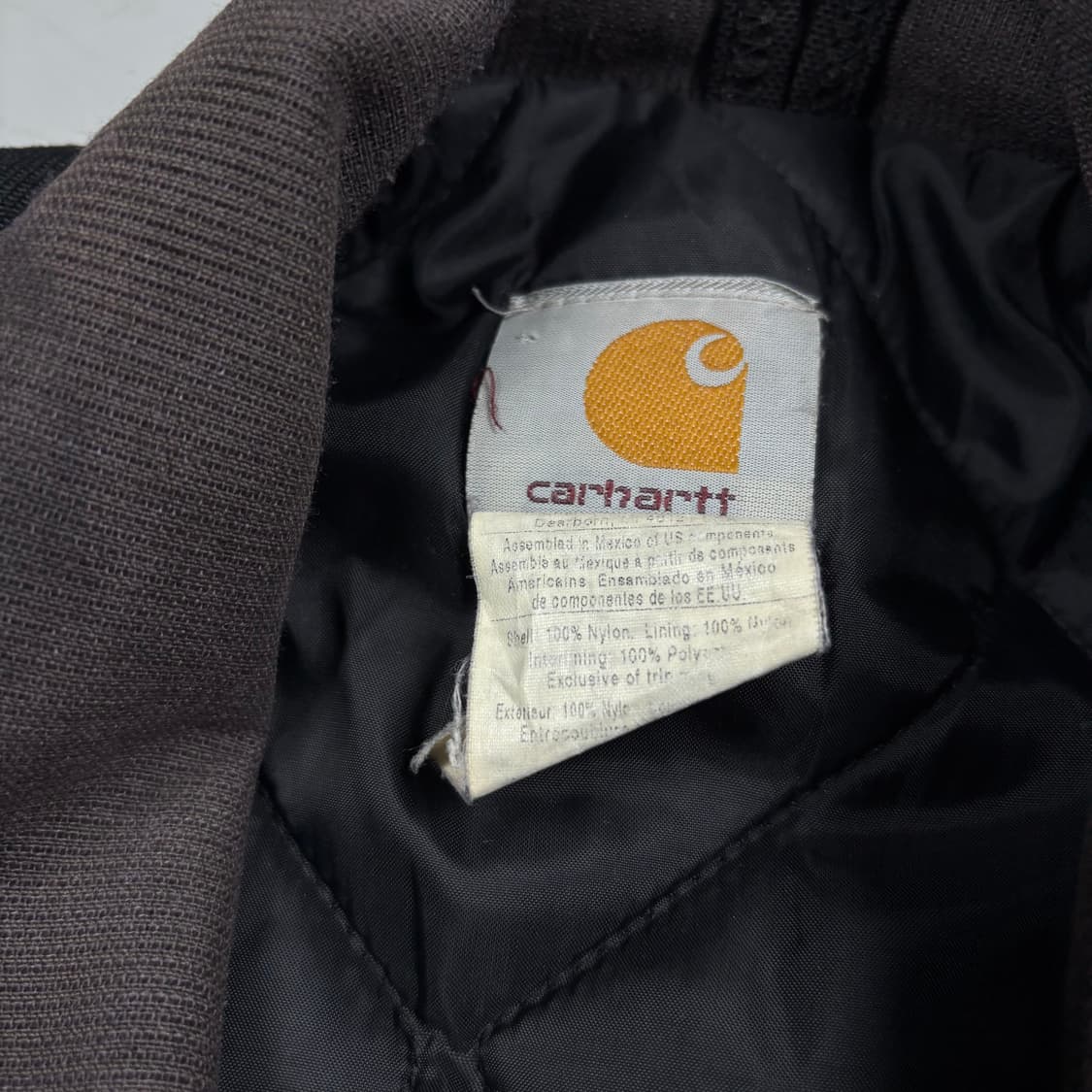칼하트 블랙컬러 C55 워크 자켓 상품이미지3