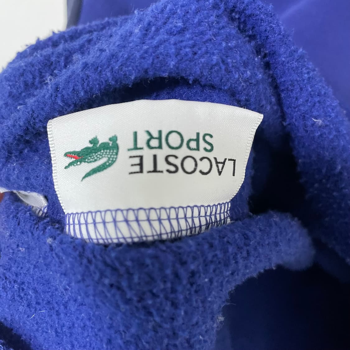 라코스테 맨투맨 L 빈티지 블루 남녀공용 상품이미지5