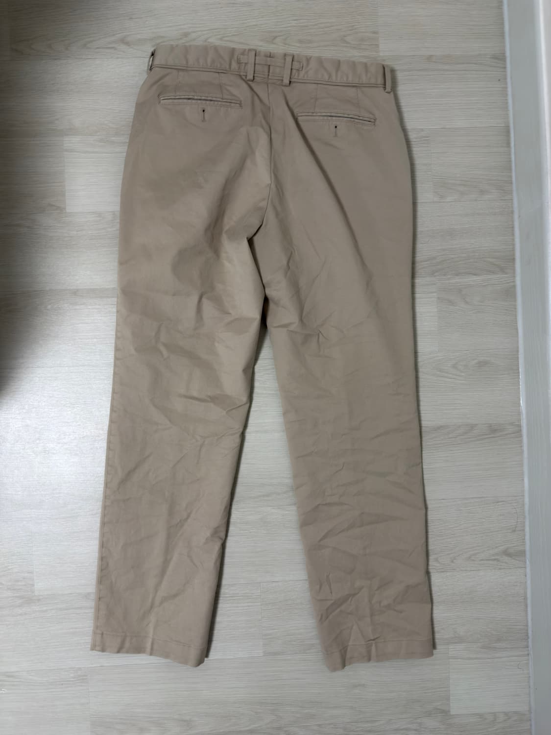 라이즈앤빌로우 어센틱 수피마 265 레귤러 스트레이트 치노 팬츠 카키32 상품이미지2