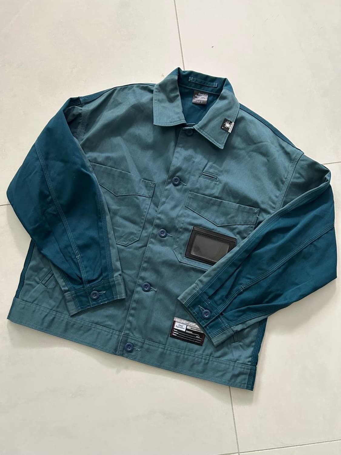 DESIGN DENIM J 스티치 디자인 데님 재킷 상품이미지1