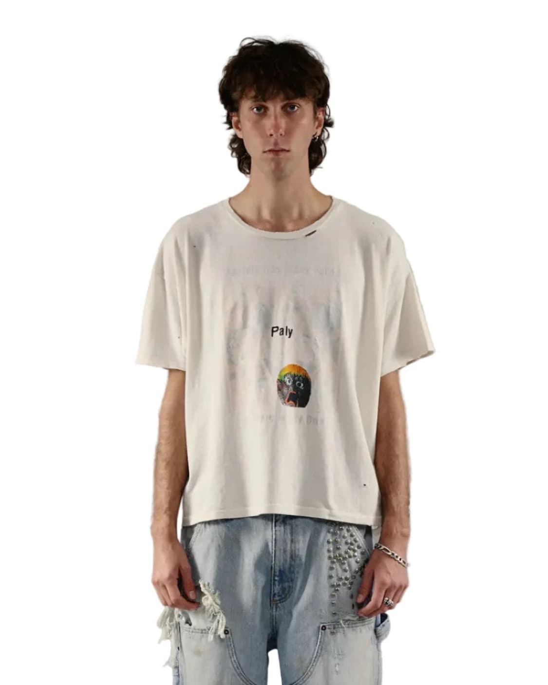 (XL)팔리할리우드 티셔츠 ANXIETY TEE VINTAGE 상품이미지1