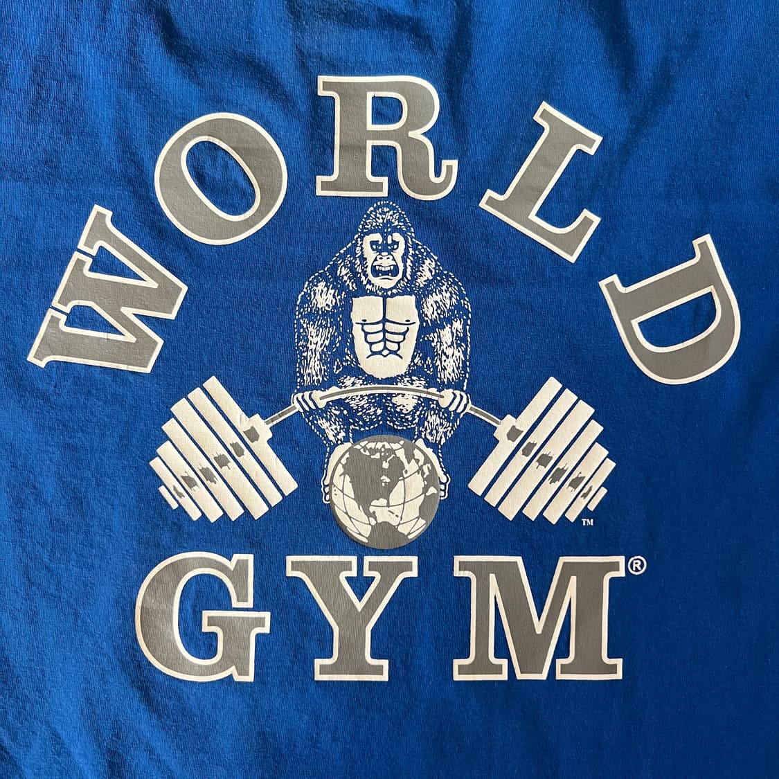 빈티지 00s World Gym 티셔츠 상품이미지7