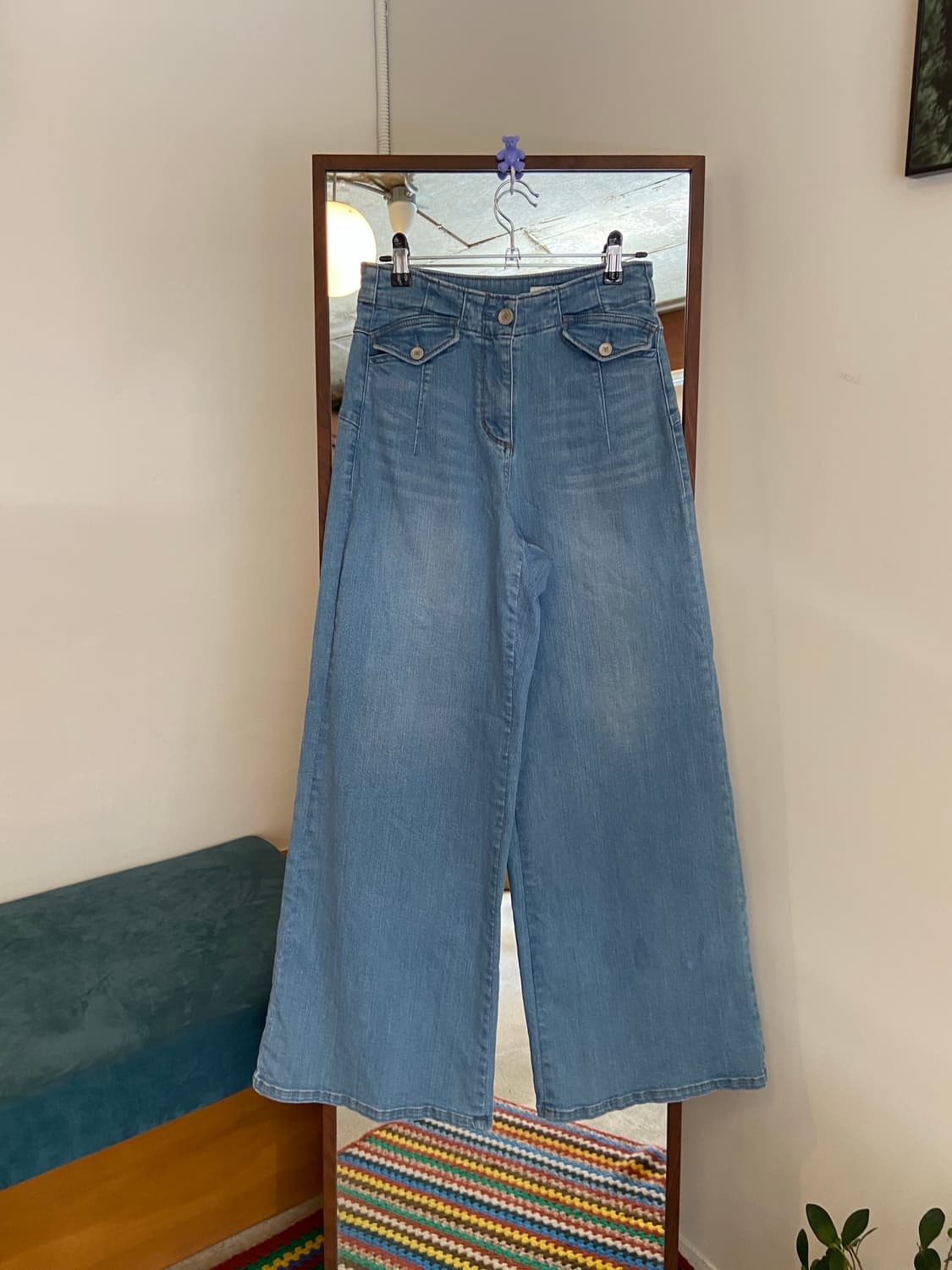 마인 와이드 데님 팬츠 상품이미지2
