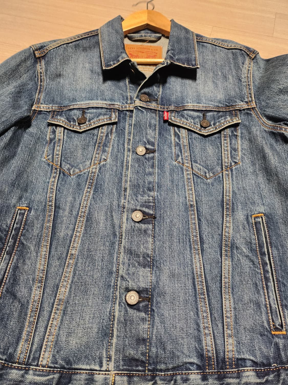 정품 리바이스(Levi's) 트러커 자켓 미디움(M) - 남녀공용 트러커 상품이미지3