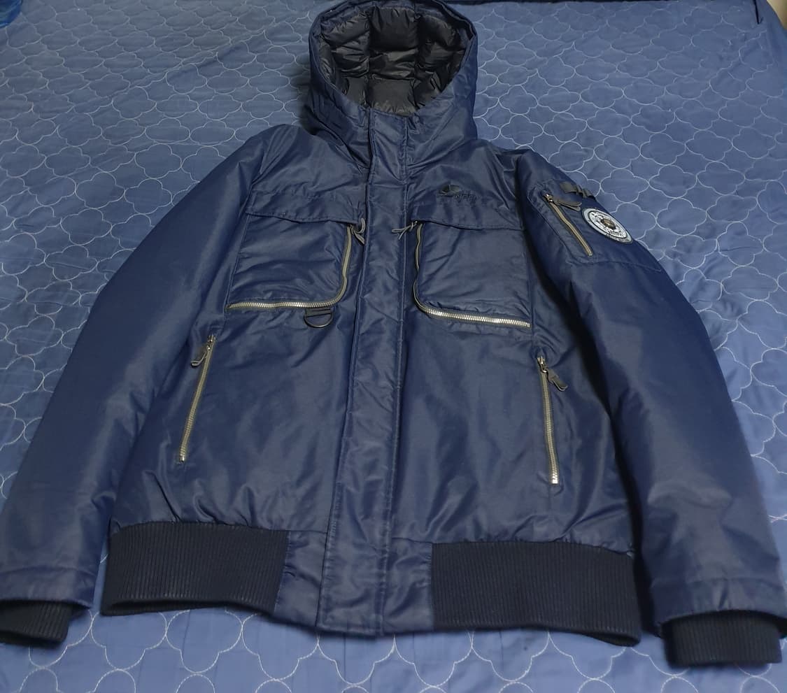 (해외제작) 네파 에볼루션 유틸리티 빅포켓 다운 파카 네이비 (110) 상품이미지1