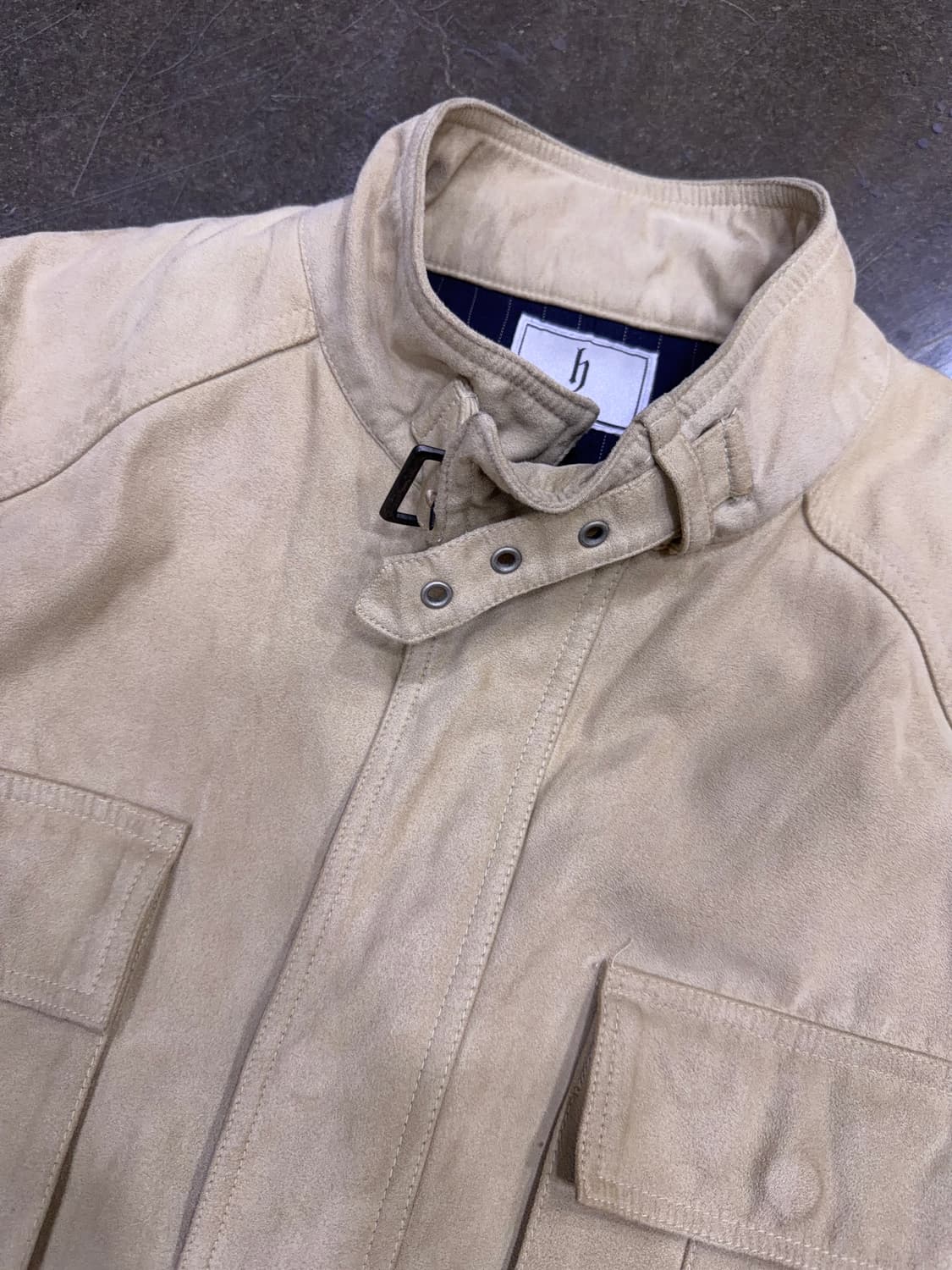 DJ Honda 에코 스웨이드 필드자켓 야상 베이지 L 상품이미지3