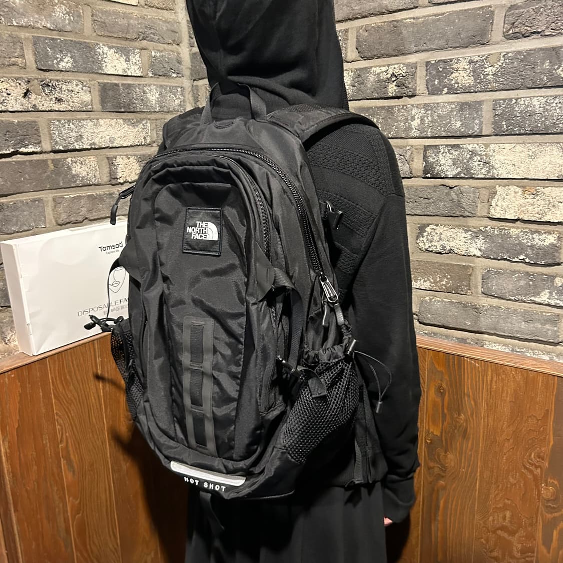 노스페이스 핫샷 블랙 백팩 가방 상품이미지10