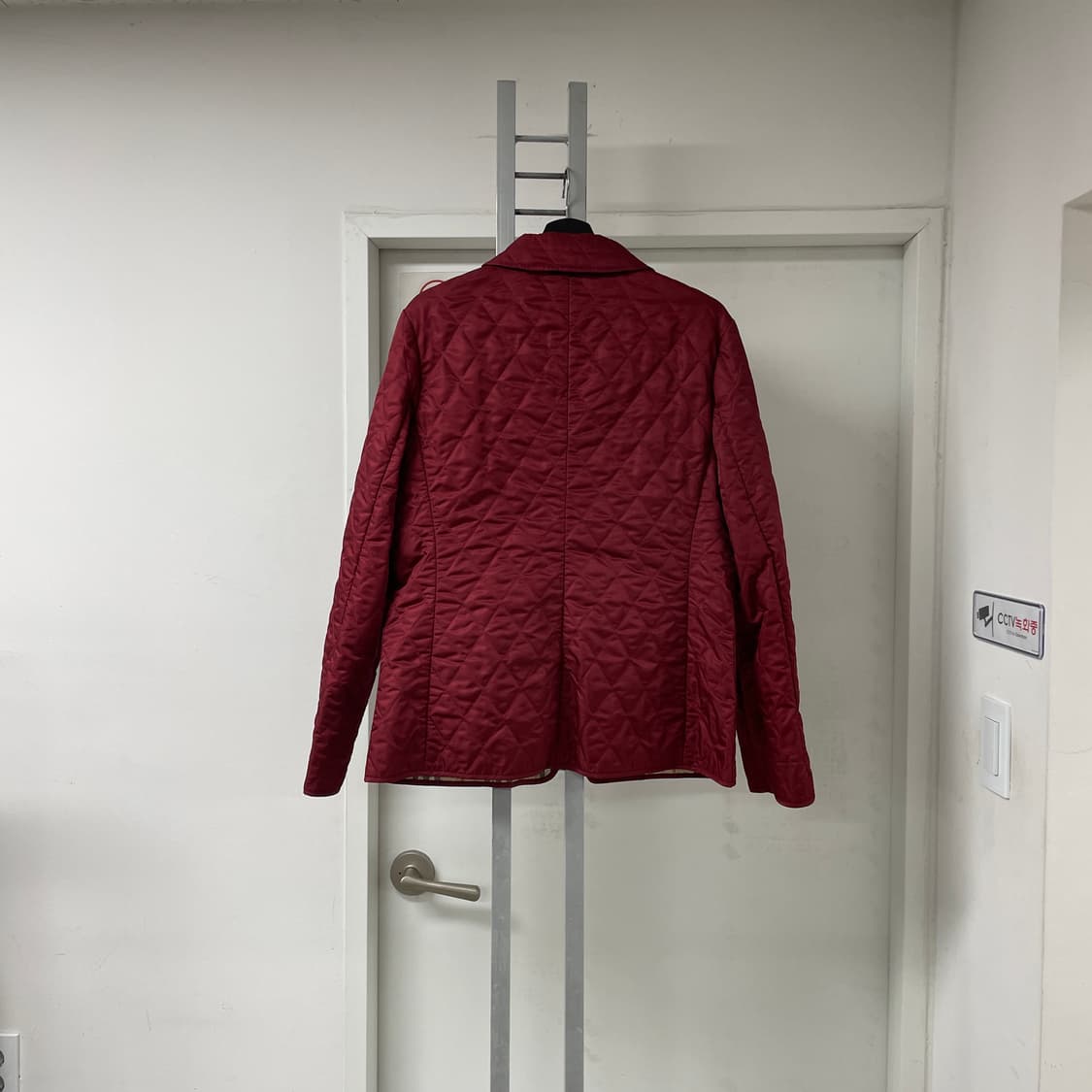 버버리 퀄팅 자켓 레드 M(W) 상품이미지7