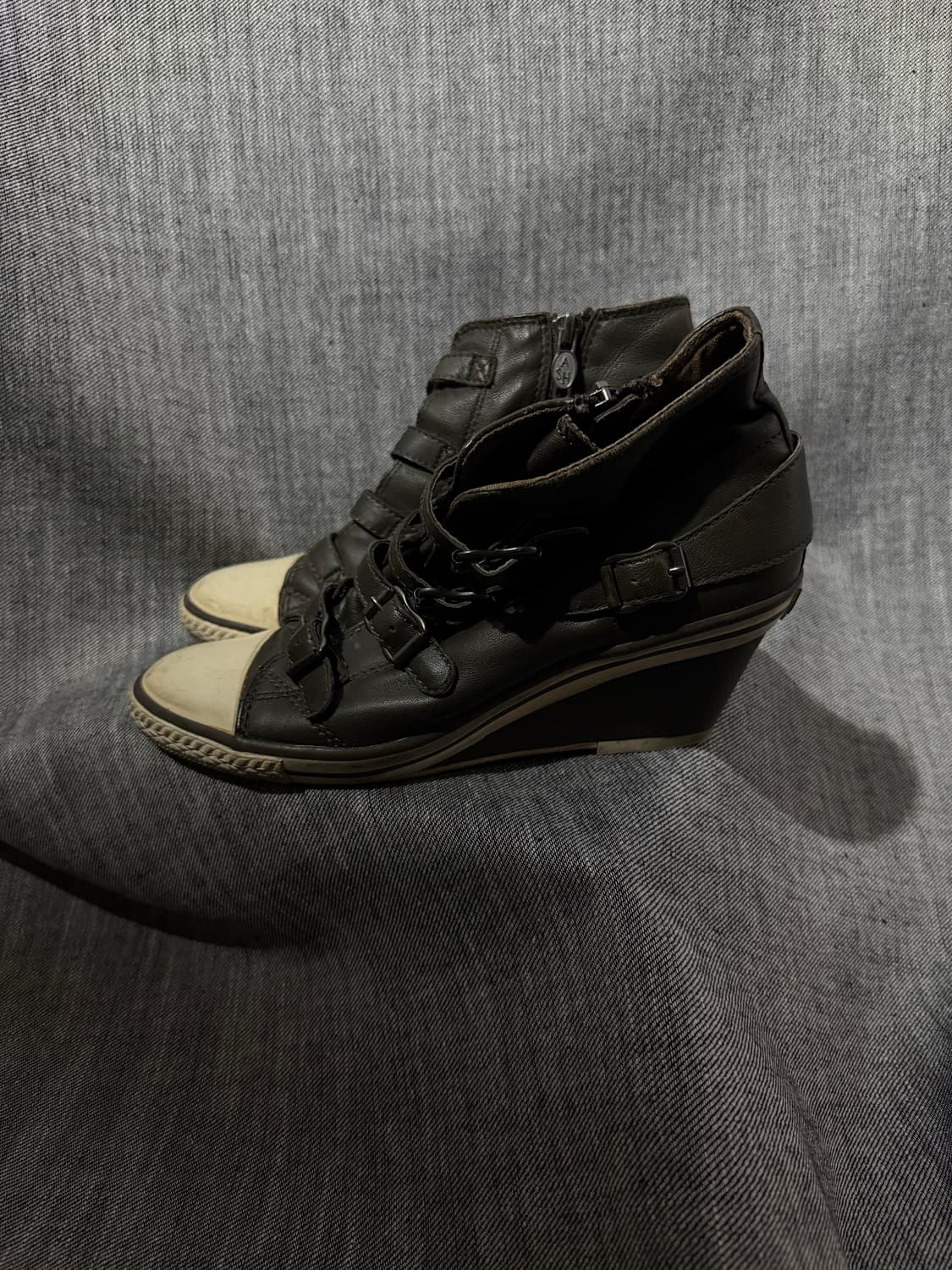 Ash 아쉬 웨지 레더 하이탑 스니커즈 상품이미지3