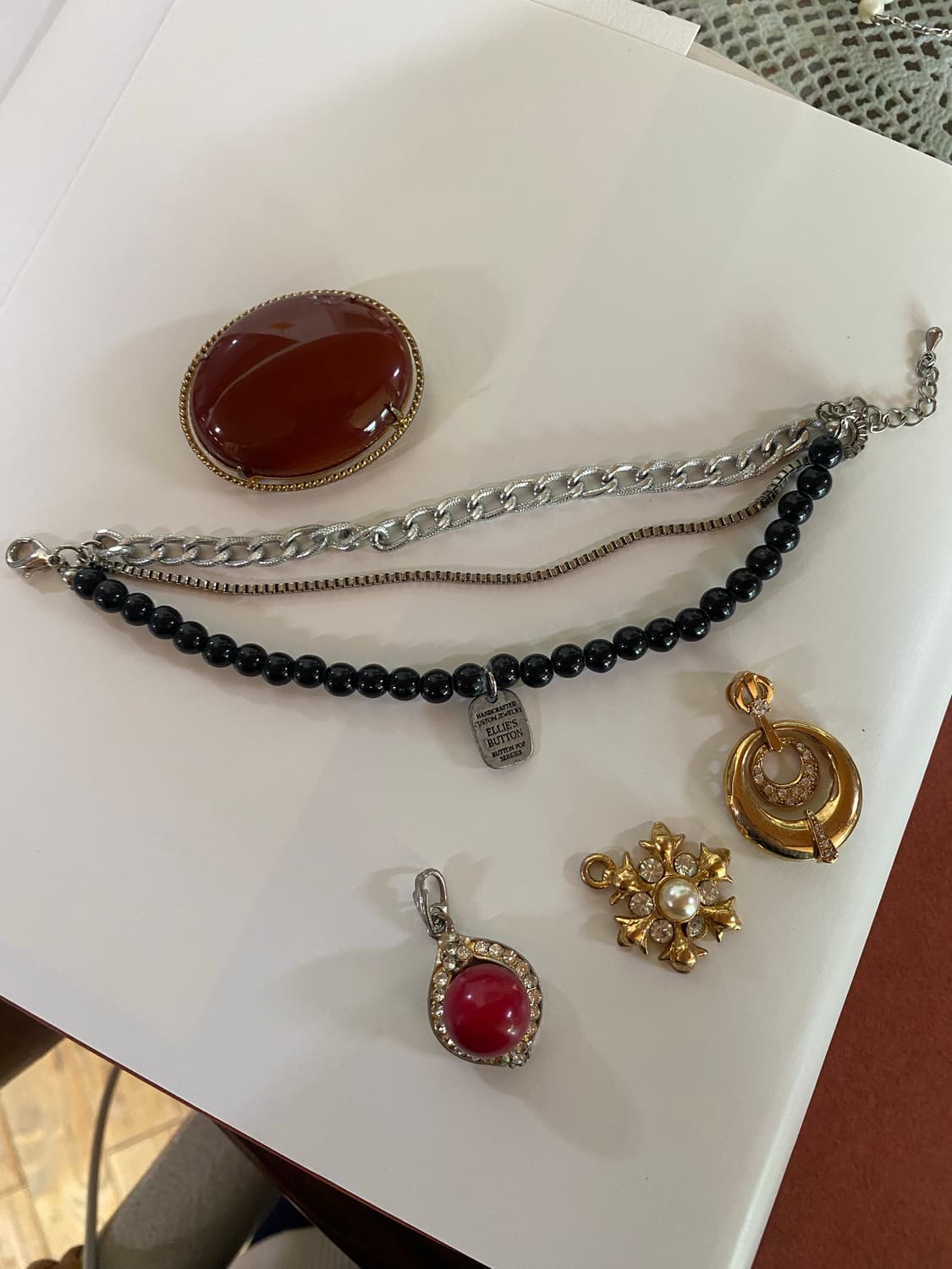 빈티지 팔찌 브로치 팬던트 일괄 상품이미지1