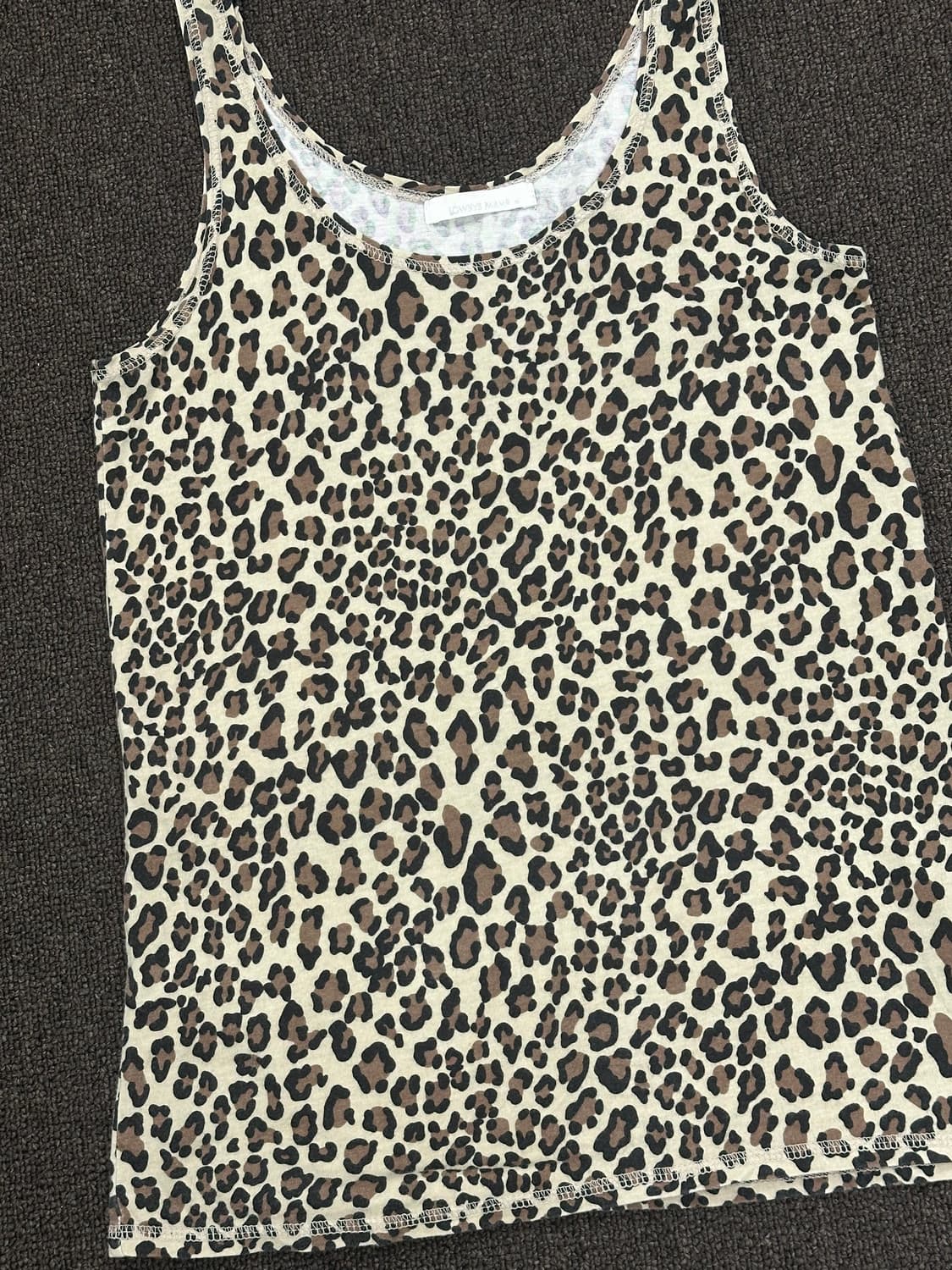 M)Lowrys Farm 빈티지 여성 레오파드 슬리브리스 상품이미지4