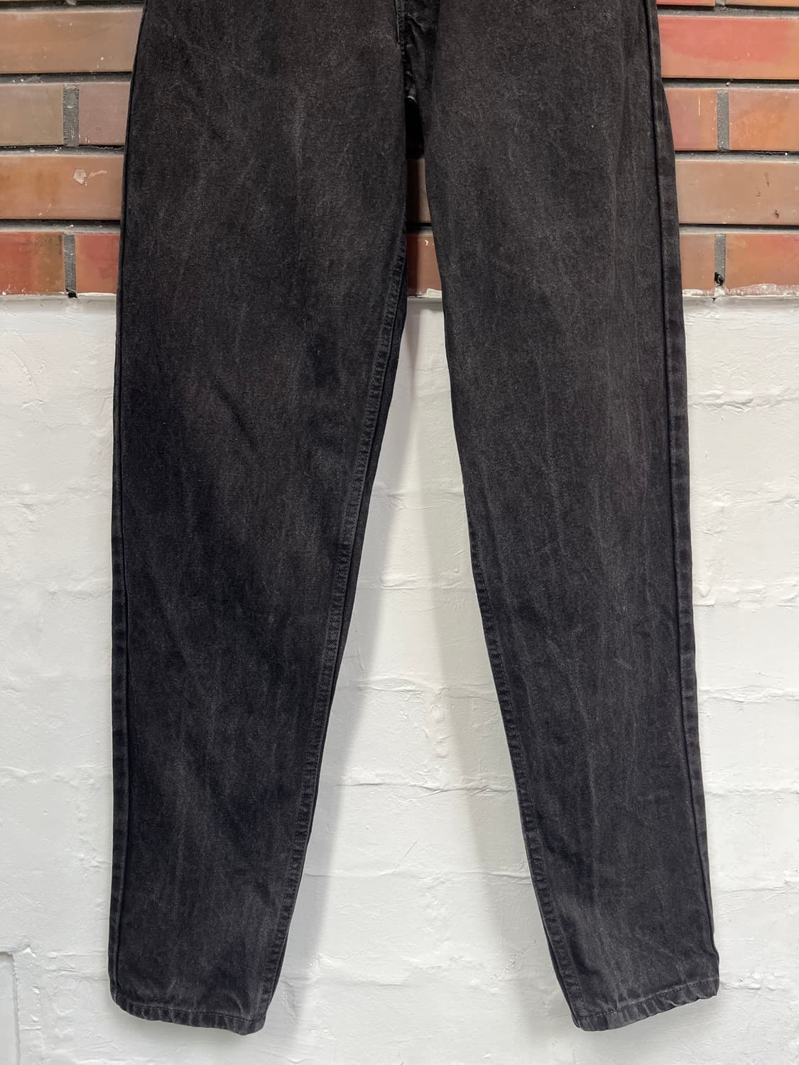 Levis 560 리바이스 오렌지탭 루즈 테이퍼드 블랙 데님 팬츠 W32 상품이미지3