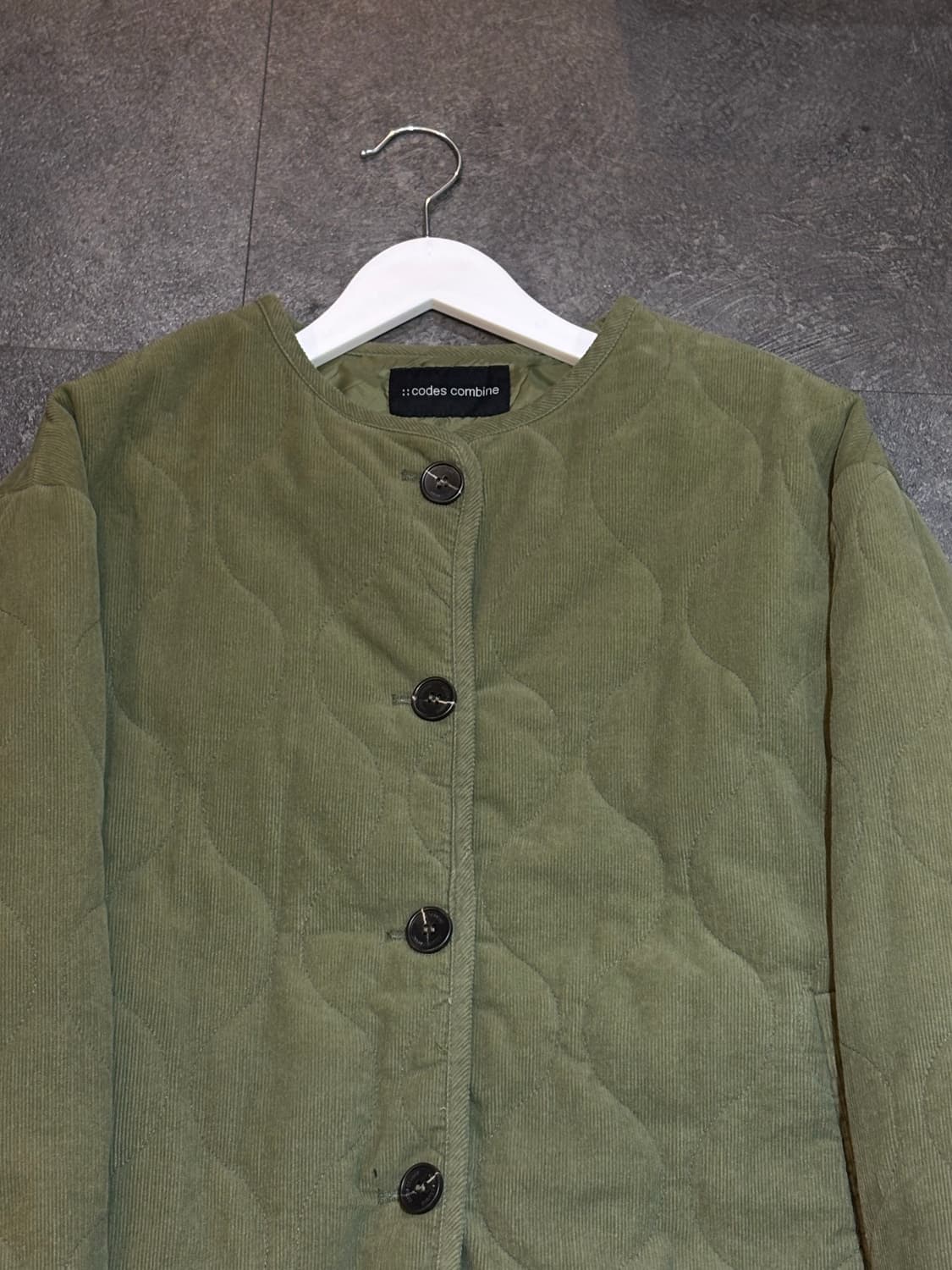 코데즈컴바인 코듀로이 퀄팅자켓 점퍼 Free 상품이미지4