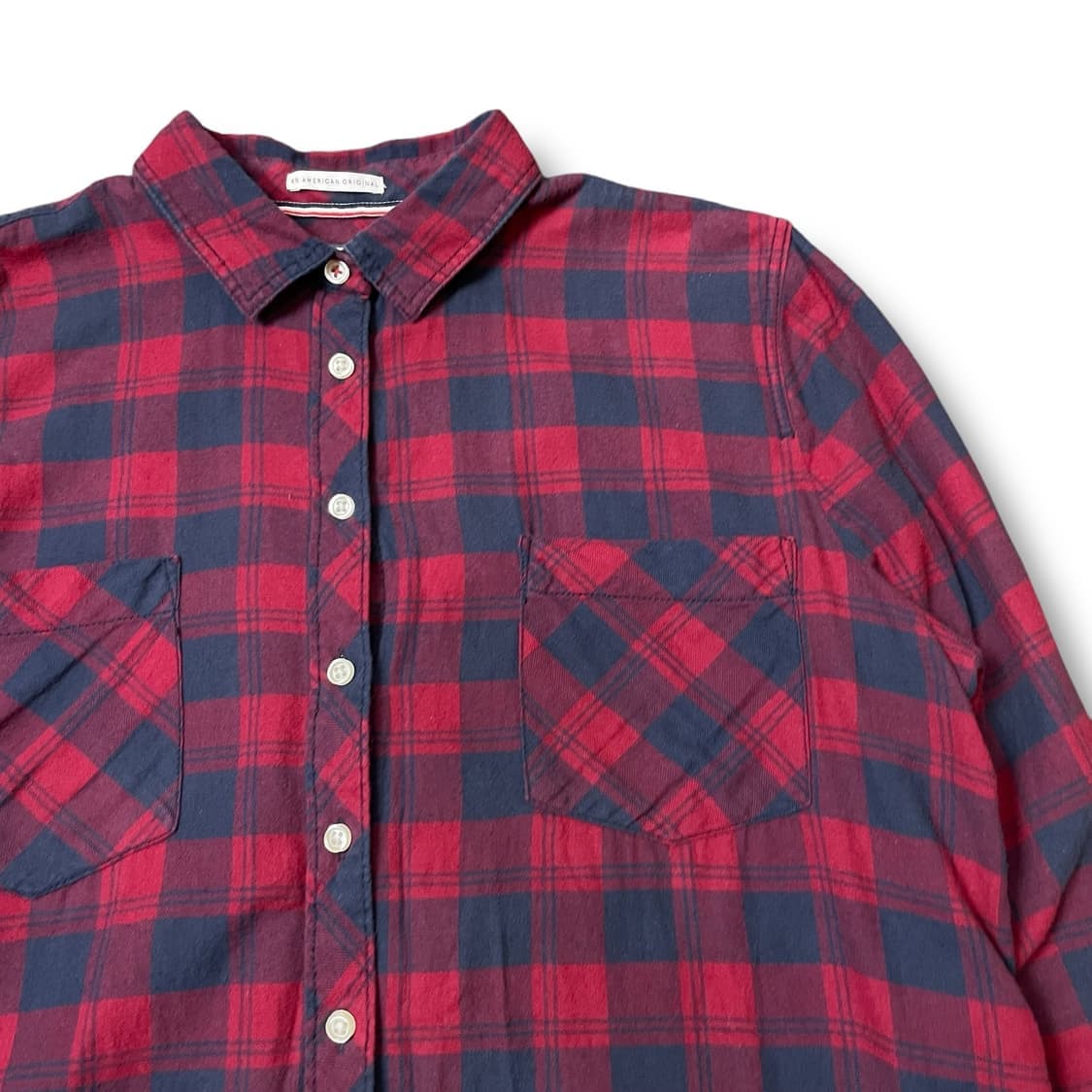 타미힐피거 체크 투포켓 긴팔 셔츠 S 상품이미지3