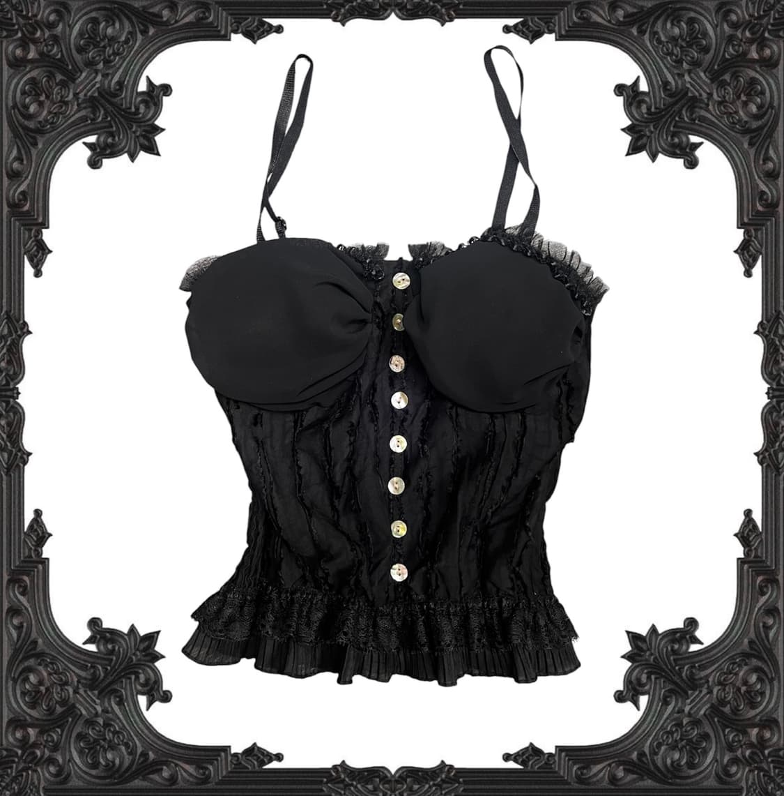 gothic punk blouse 상품이미지1