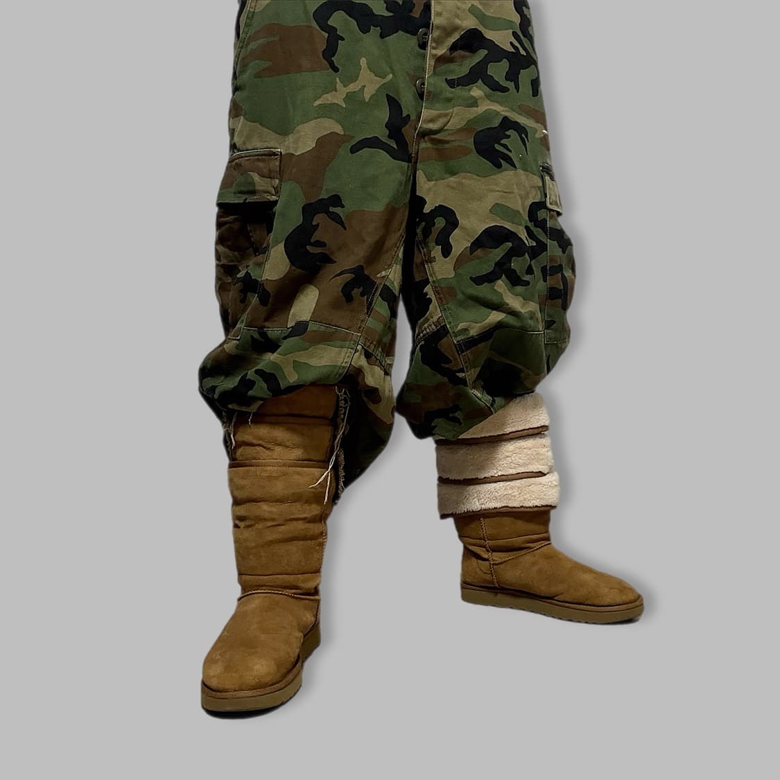 (초레어) 18FW 와이프로젝트  x 어그  레이어드 카멜 부츠 상품이미지2