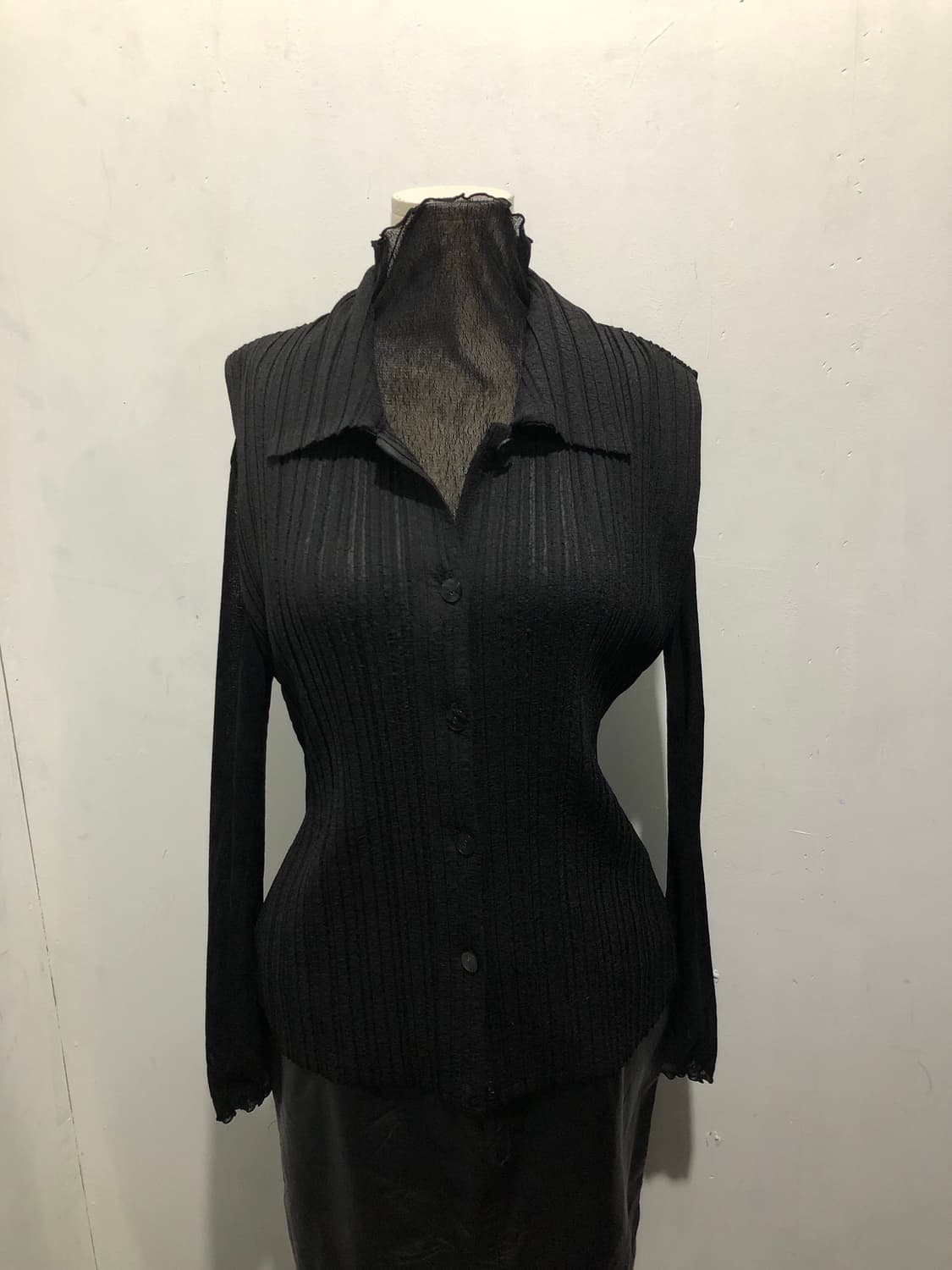 긱시크무드 플리츠조끼 상품이미지1