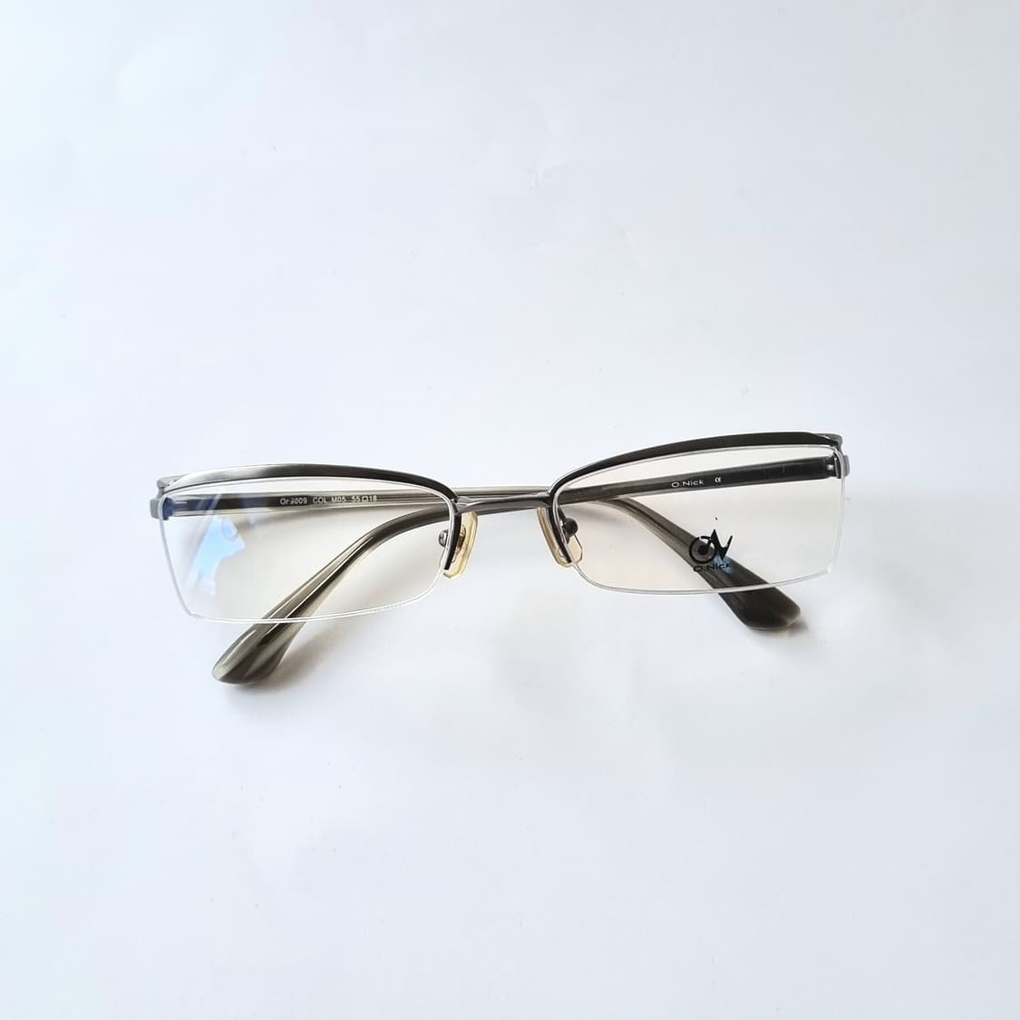 데드스탁  o.nick  반무테 그레이 사각 1643 상품이미지6