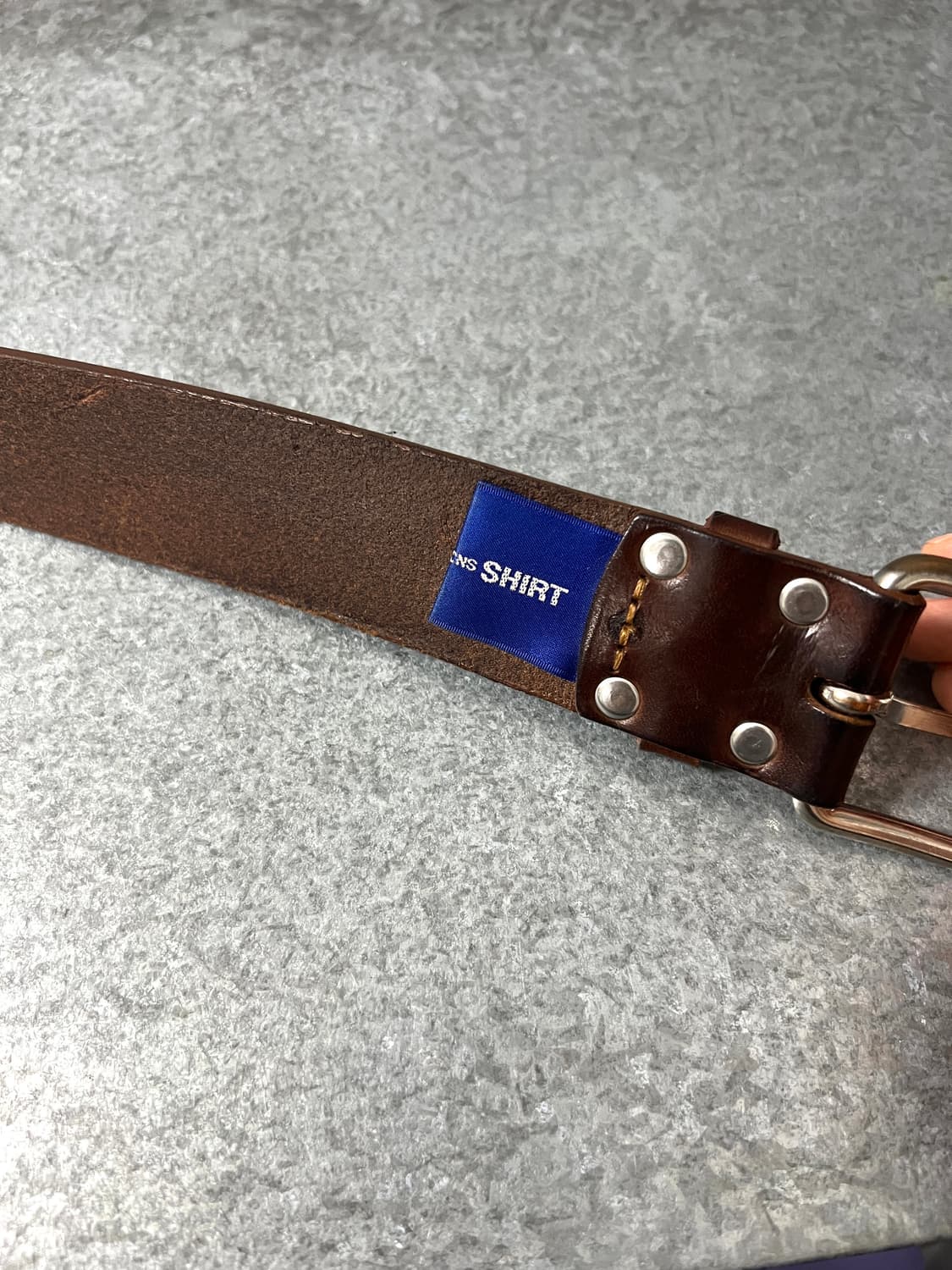 comme des garcons SHIRT-LEATHER BELT 상품이미지6