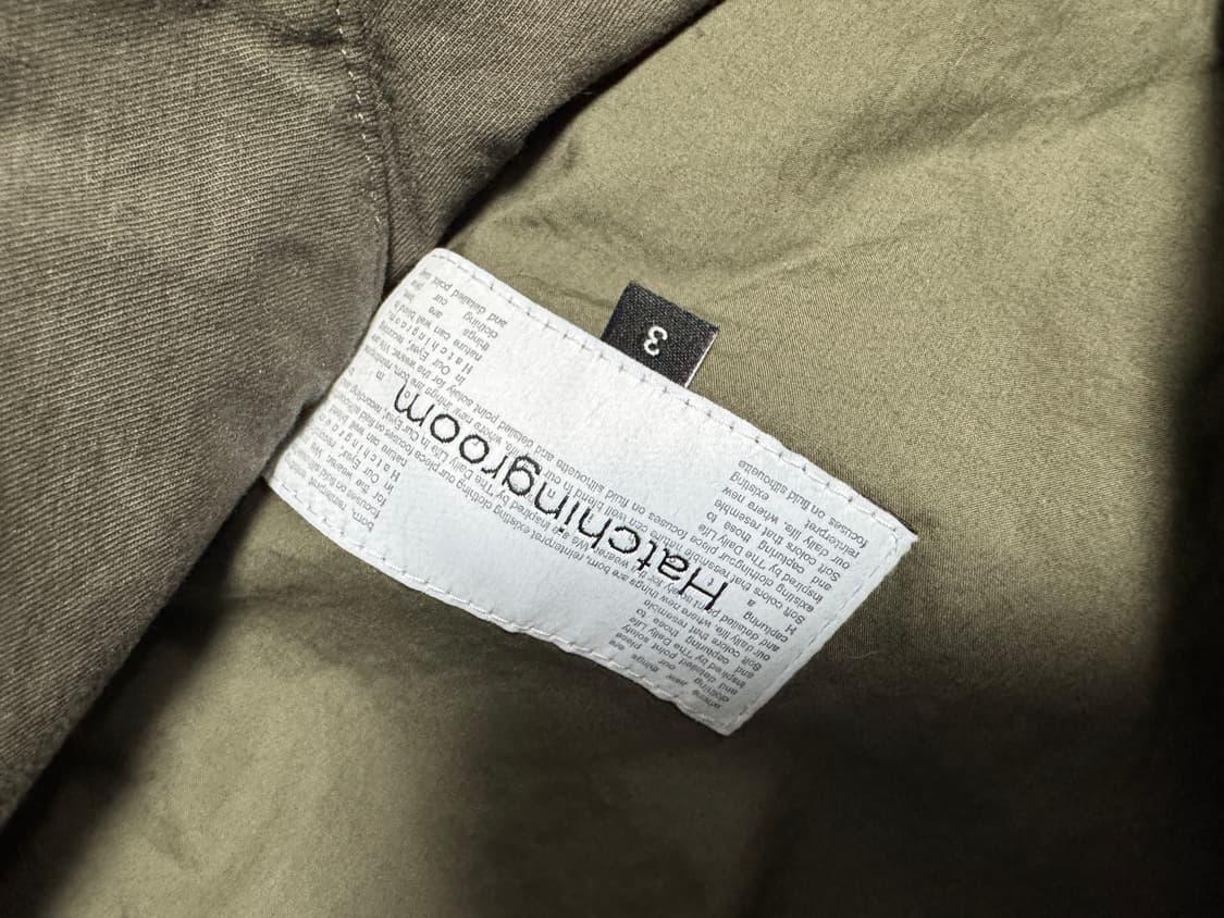 해칭룸 사일런트 해밀턴 자켓 3사이즈 새제품 상품이미지3