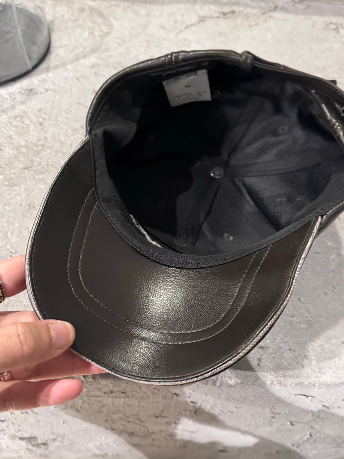 골든베어 레더 캡 상품이미지3