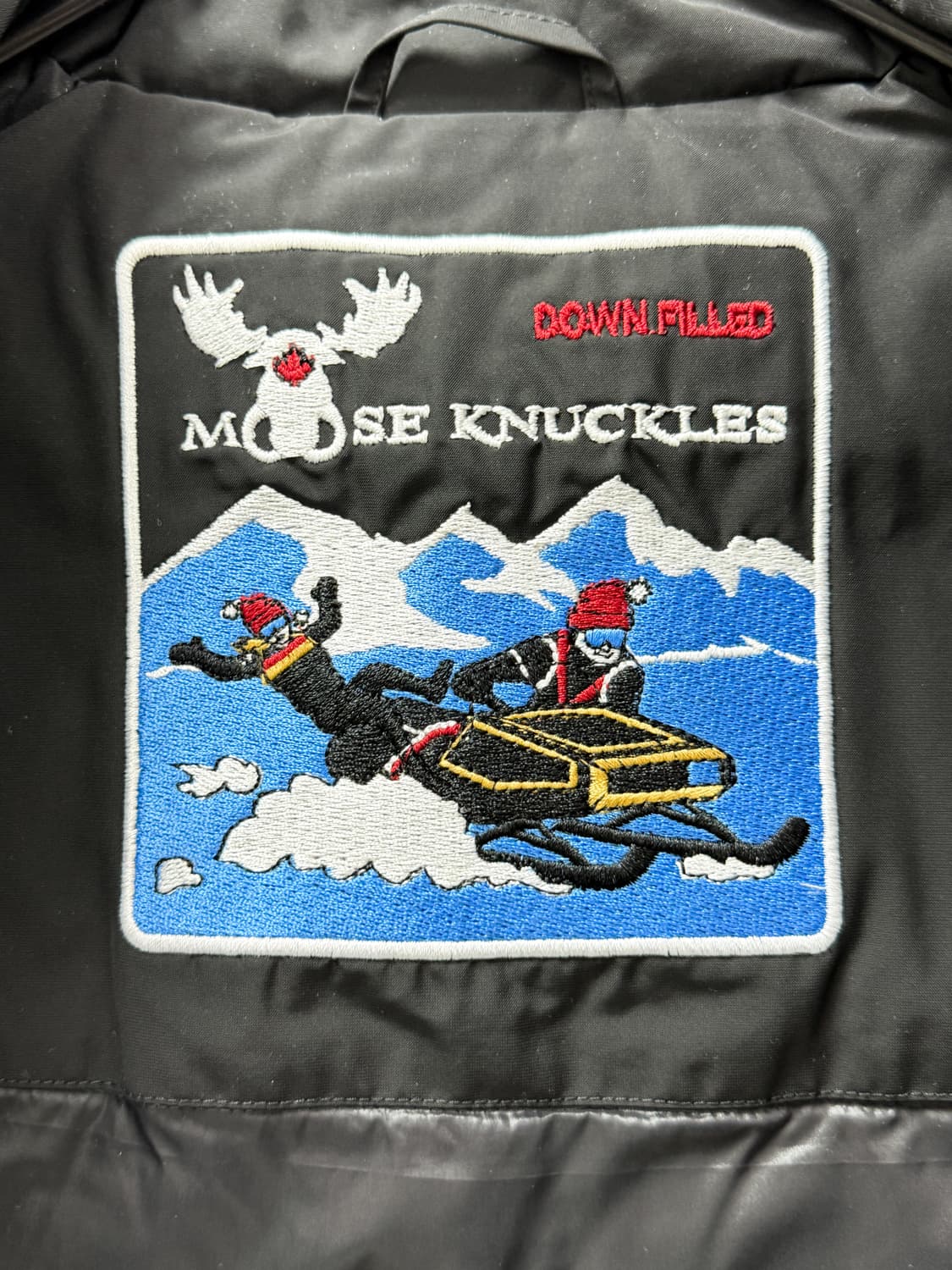 무스너클 레더 콤비 패딩 베스트 상품이미지6