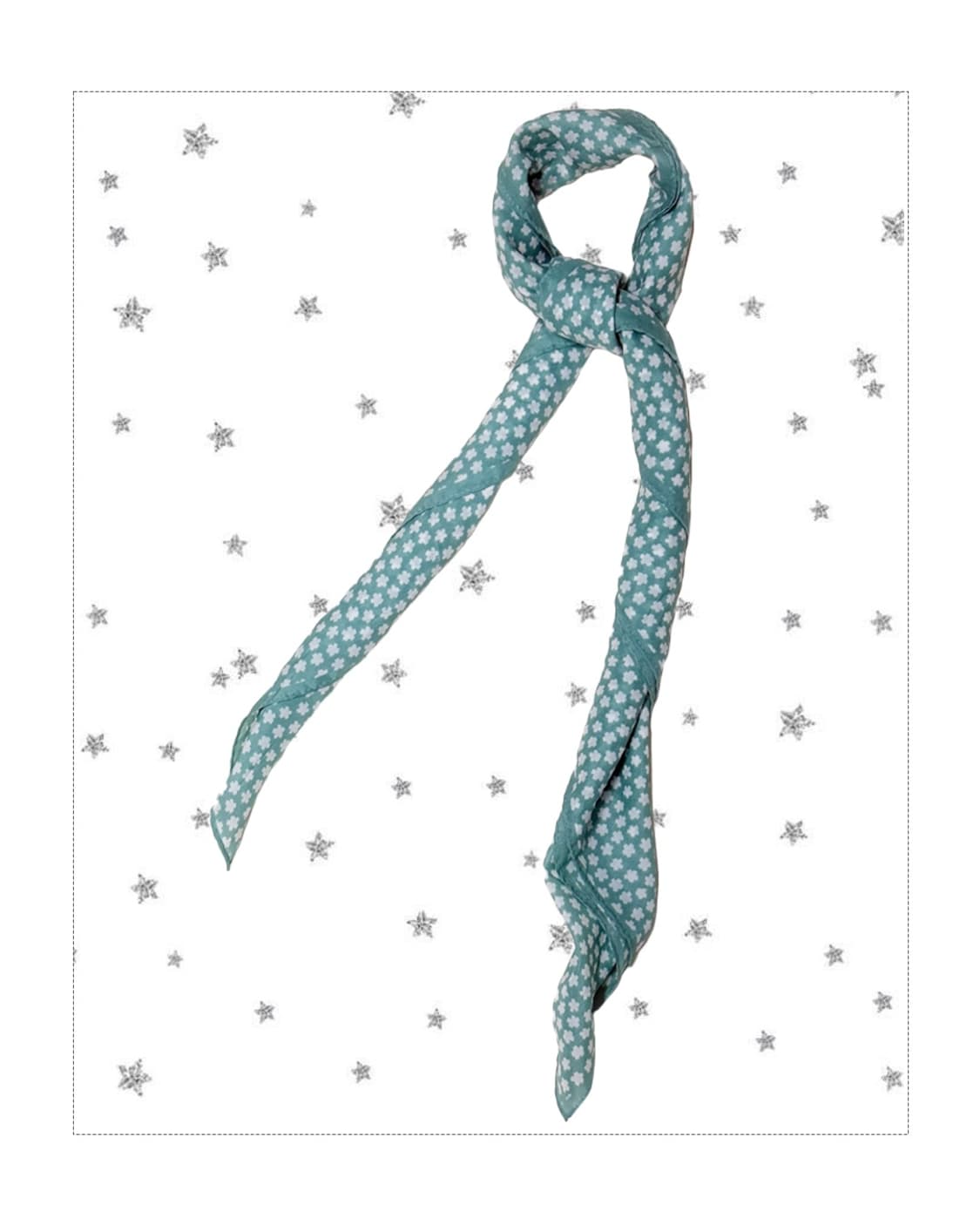 모리 잔꽃 플라워 스카프 상품이미지1