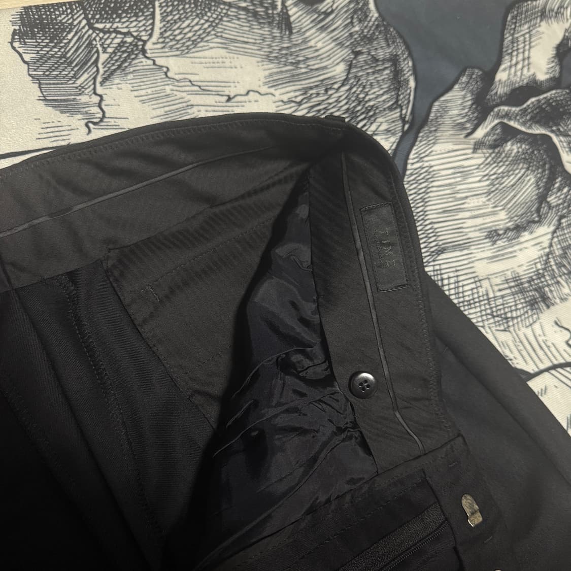 한섬 타임옴므 울 수트셋업  52 105 XL사이즈 상품이미지7