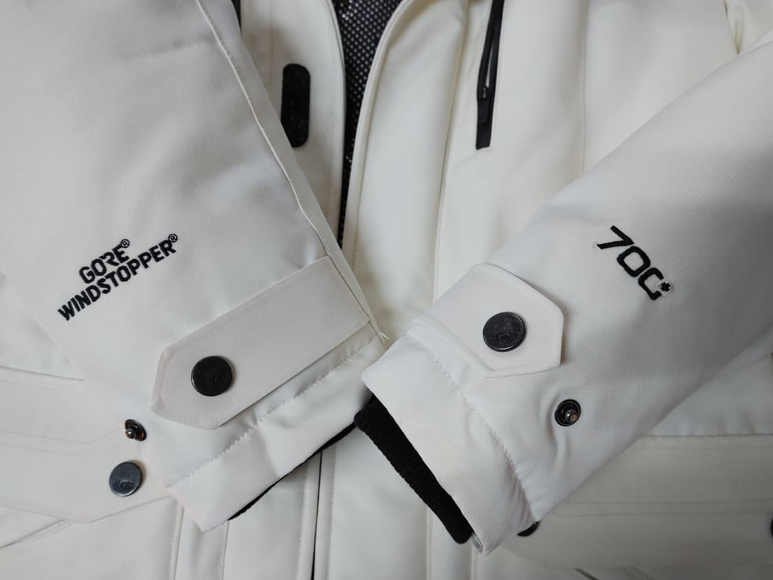 EiDER 아이더 여성 아이보리 거위털 후드 패딩 상품이미지5