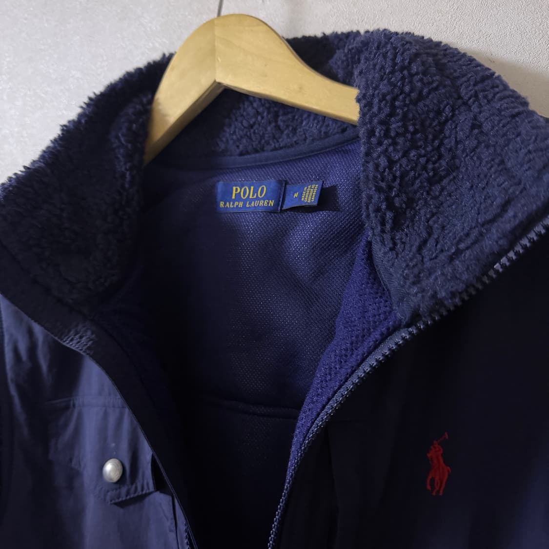 폴로 랄프로렌 플리스 집업자켓 네이비 M (남성 슬림 105정도) 상품이미지7
