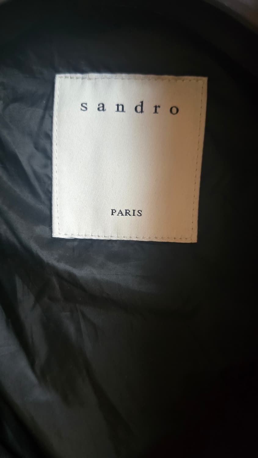 산드로 Sandro 블랙 패딩 M 100 상품이미지2