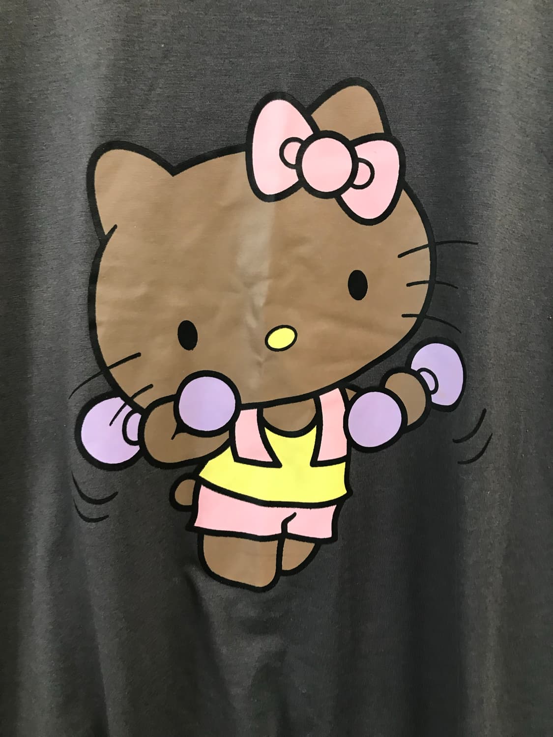 헬로키티 태닝키티 반팔 티셔츠 상품이미지3