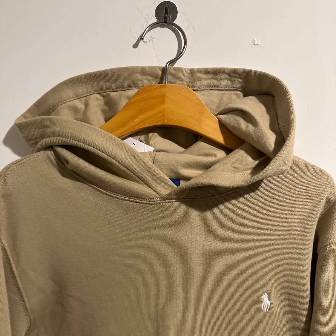 폴로 랄프로렌 베이지 후드티 상품이미지2