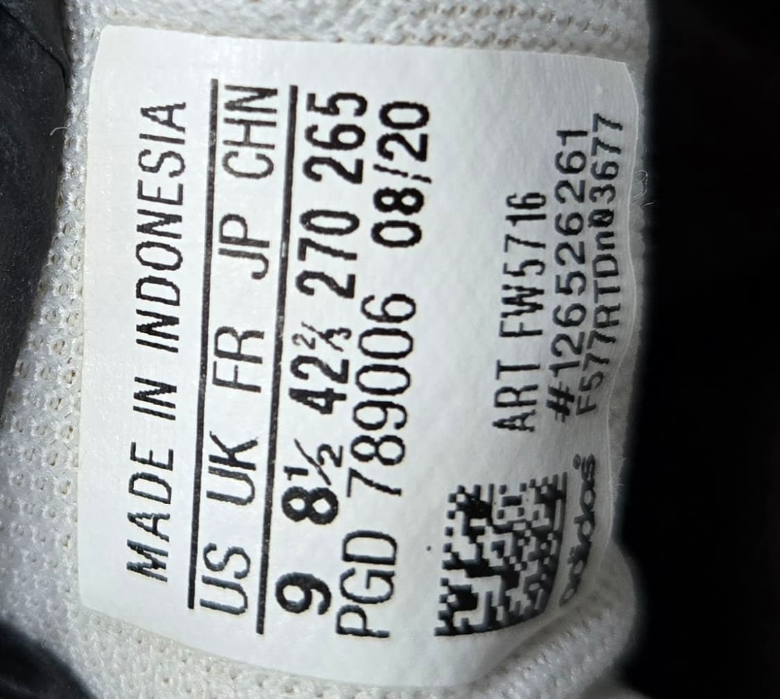 아디다스 270mm- 갤럭시5. 남성운동화 스니커즈 상품이미지7