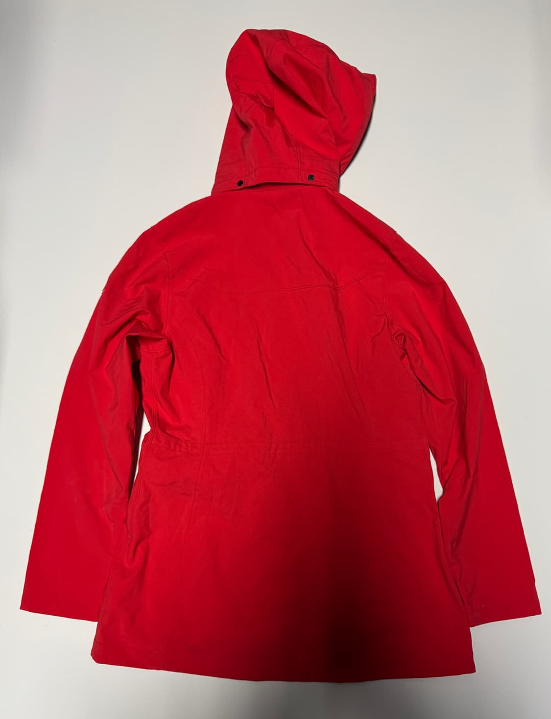 여성 노스페이스 등산 후드 바람막이 자켓 레드 M 상품이미지2