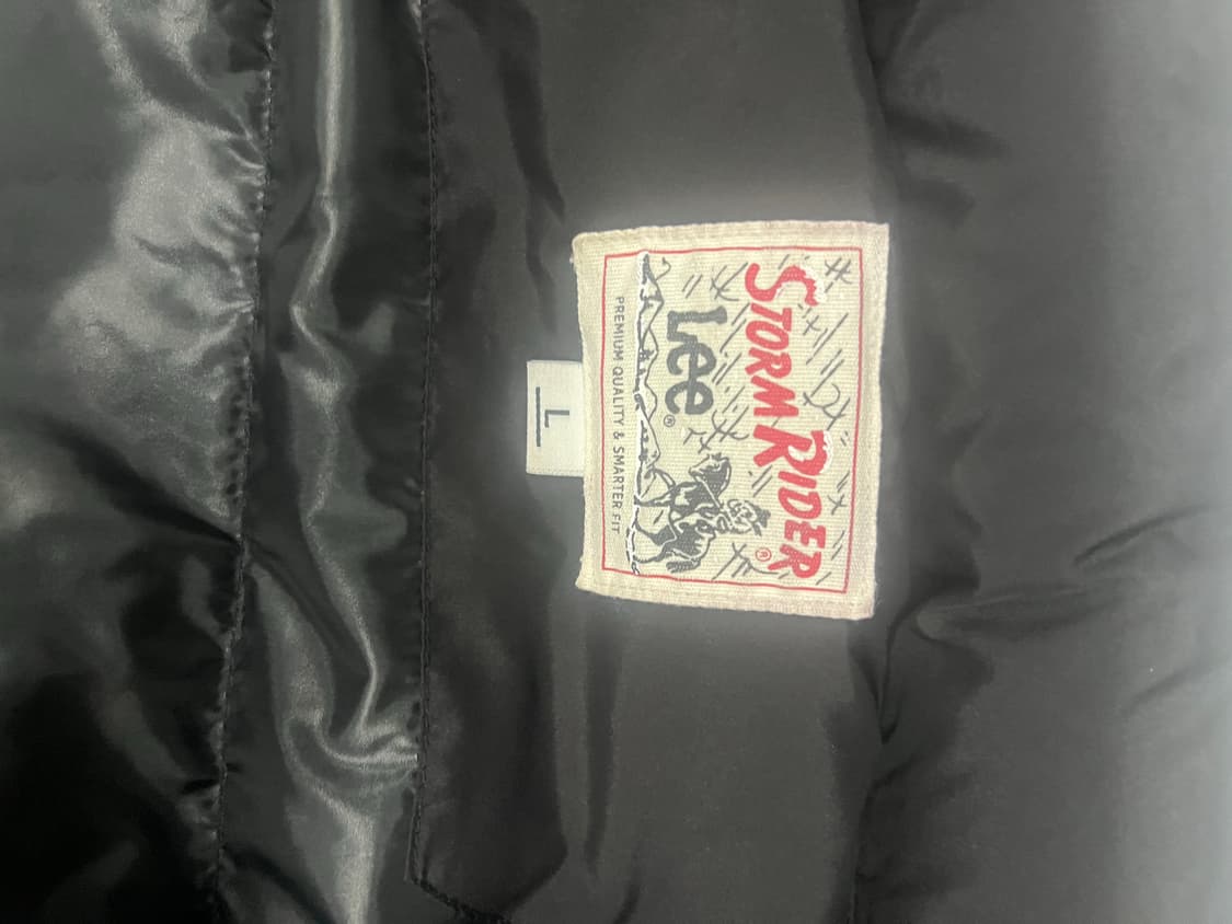 Lee 트위치 로고 숏푸퍼 덕다운 패딩 L사이즈 상품이미지3