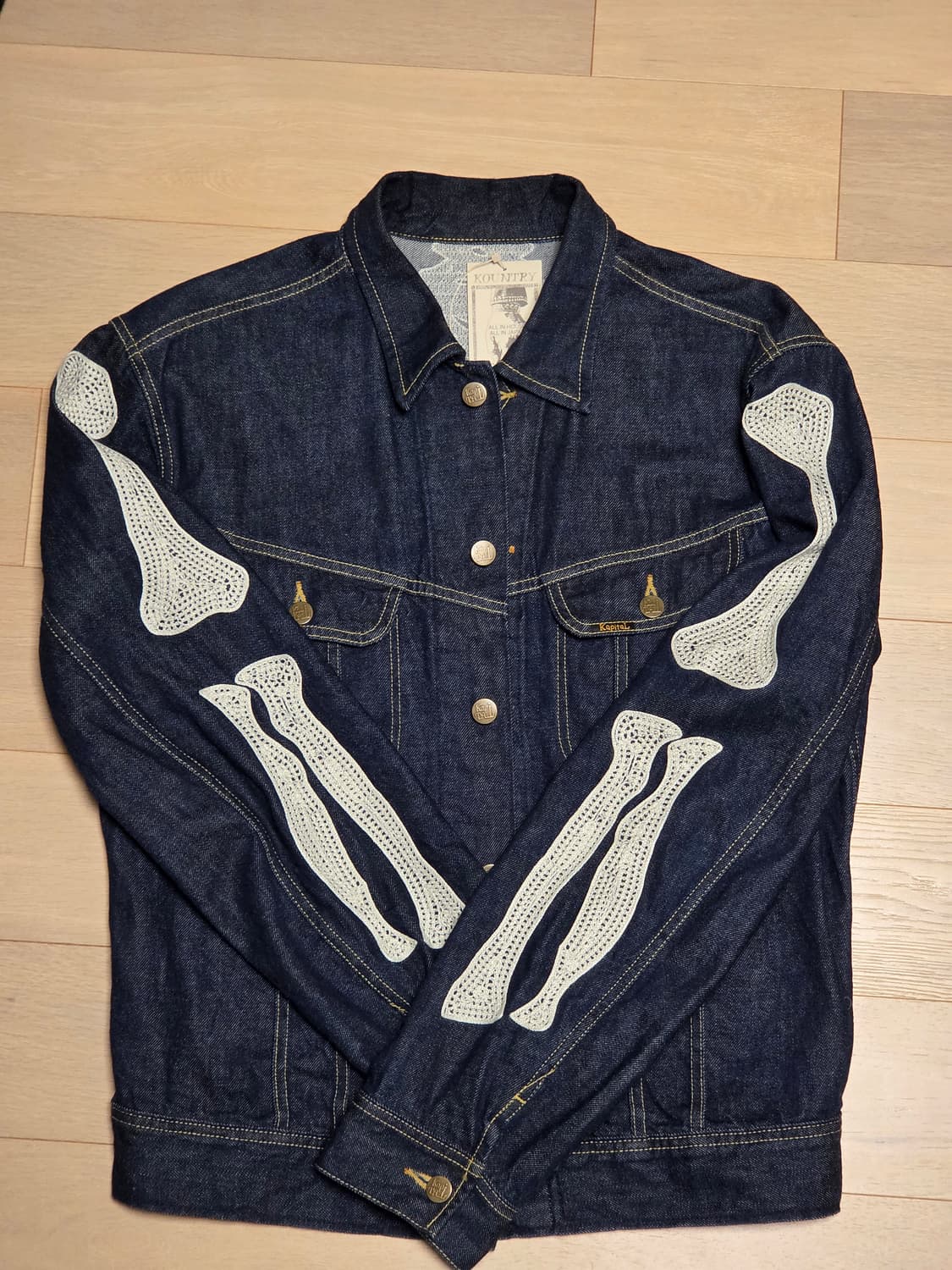 택O) KAPITAL 캐피탈 본 데님 트러커 46 사이즈 상품이미지1