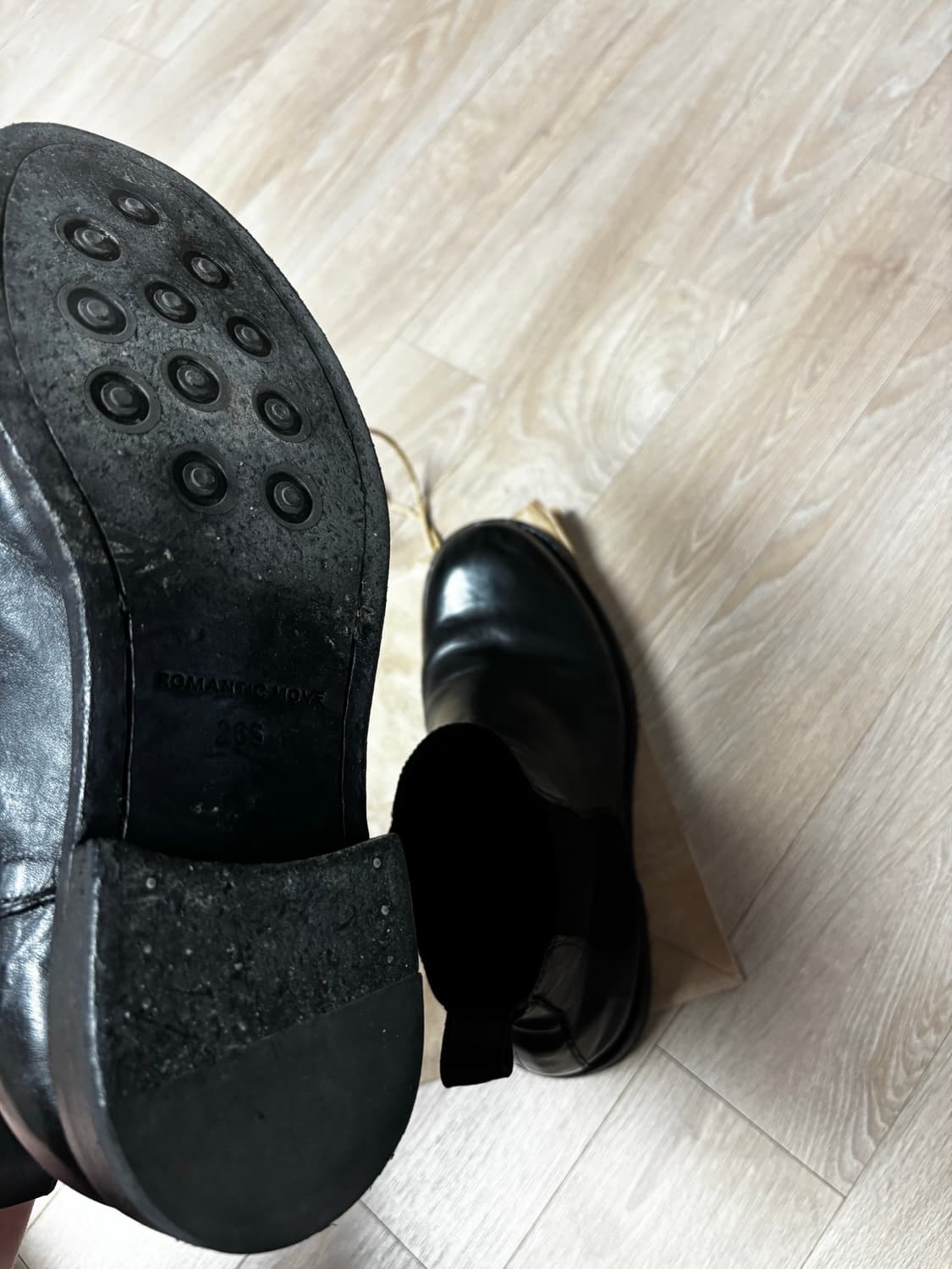 로맨틱무브 첼시부츠 R24H300 (홀스레더 블랙) 상품이미지6