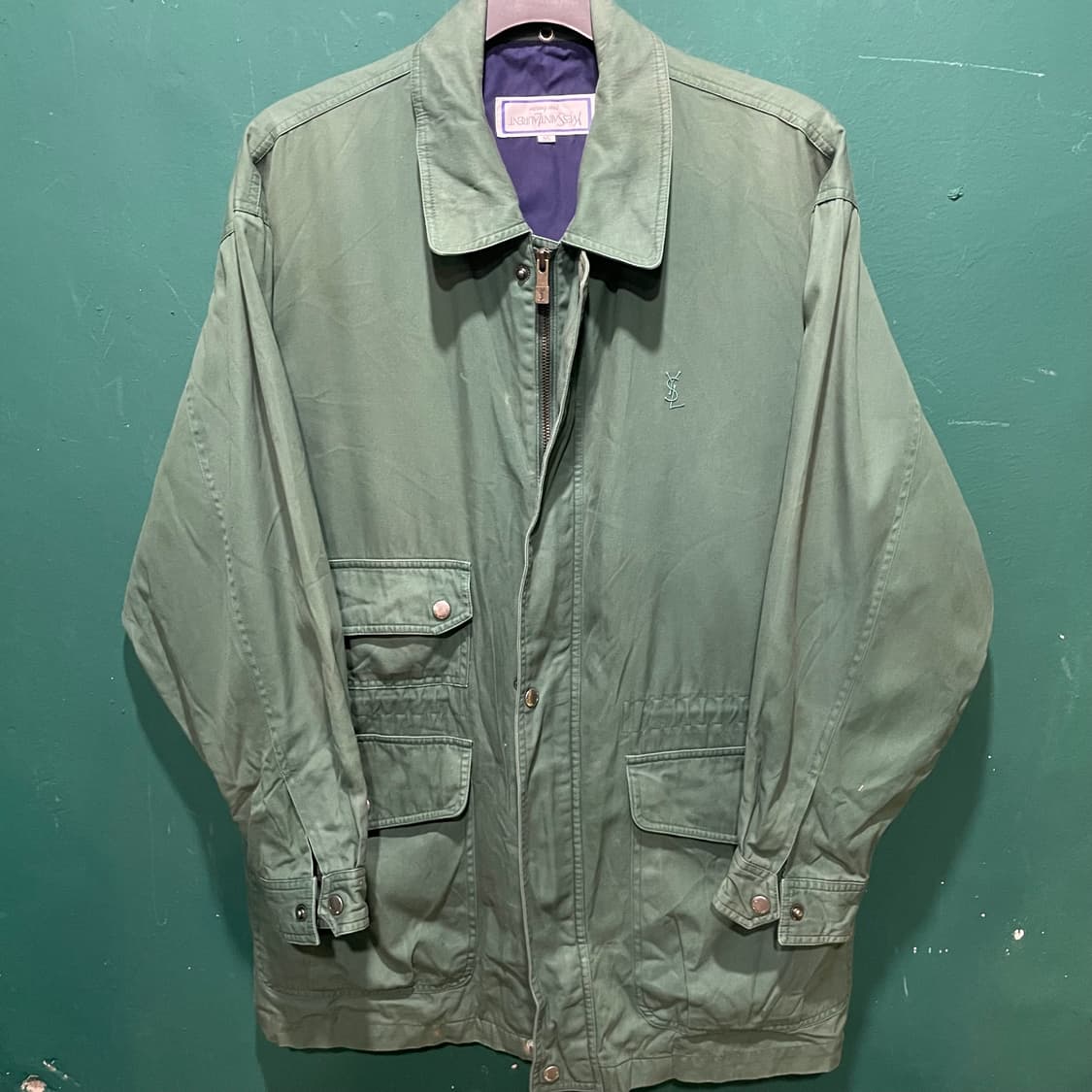 입생로랑 사파리자켓 실측100-105 상품이미지1