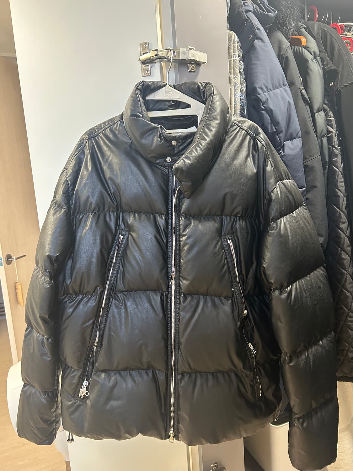 mm6 페이크 레더패딩 상품이미지3