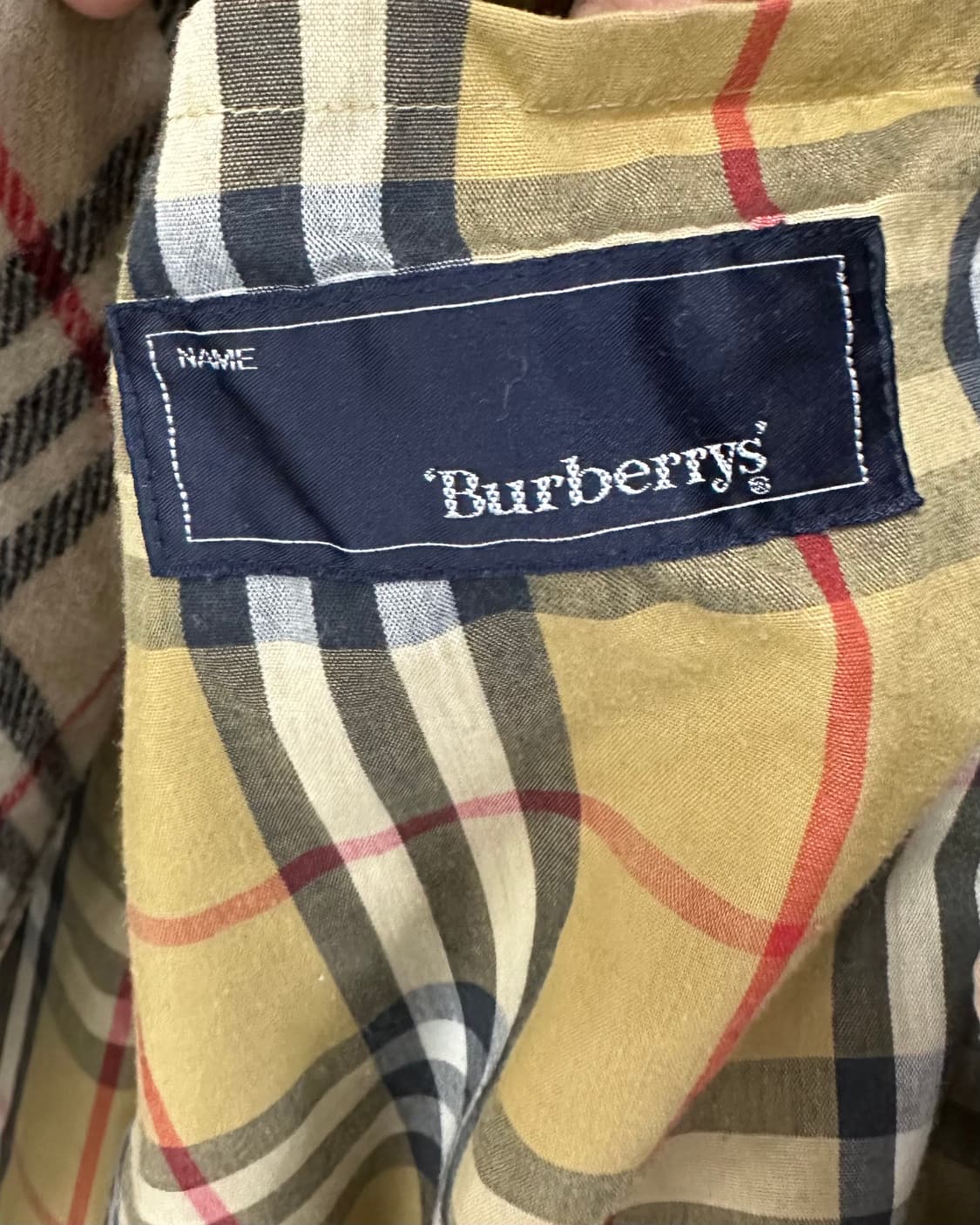 (XL)90'S 버버리 싱글코트-M1090 상품이미지7