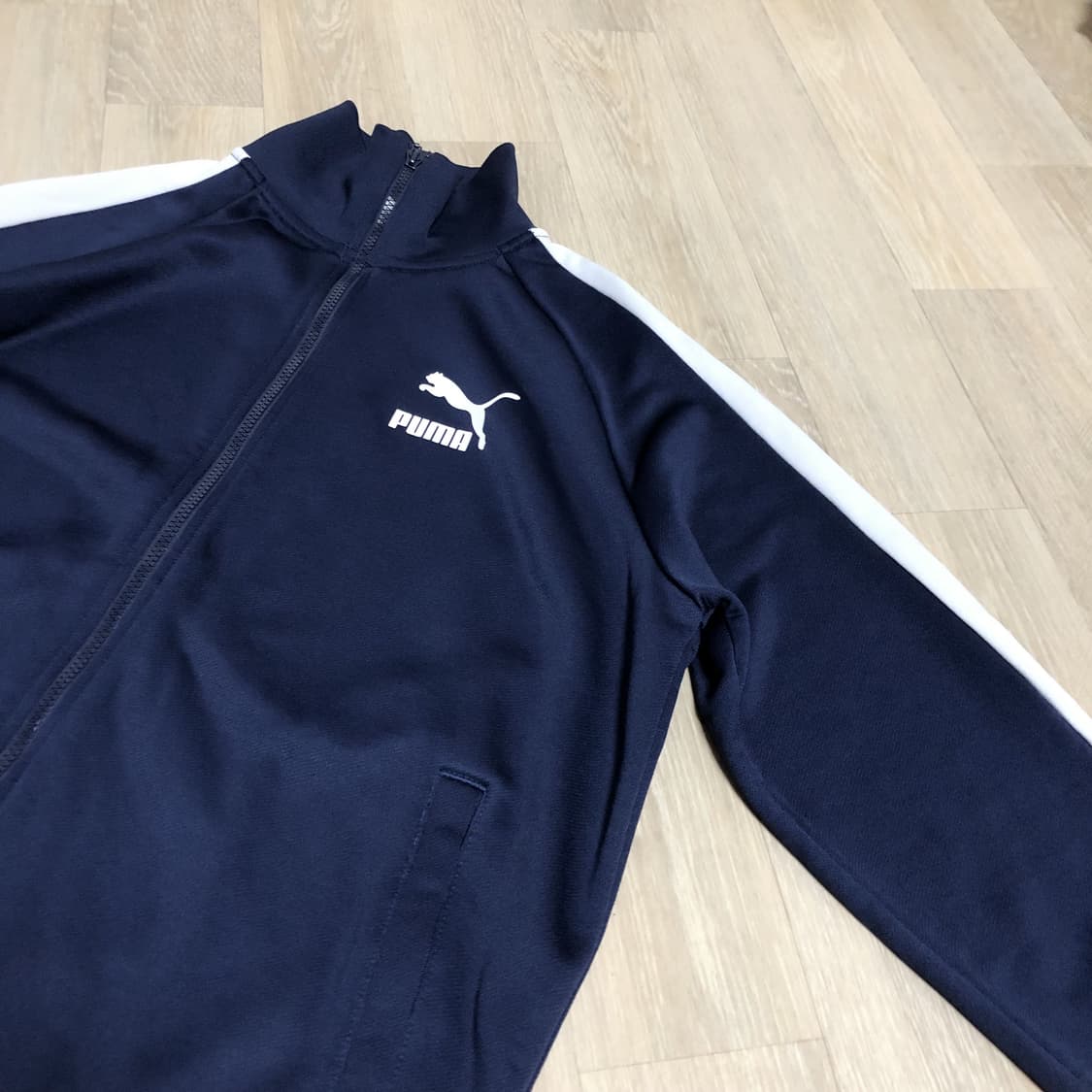 (L) 퓨마 PUMA T7 트랙 자켓 네이비 져지 상품이미지3