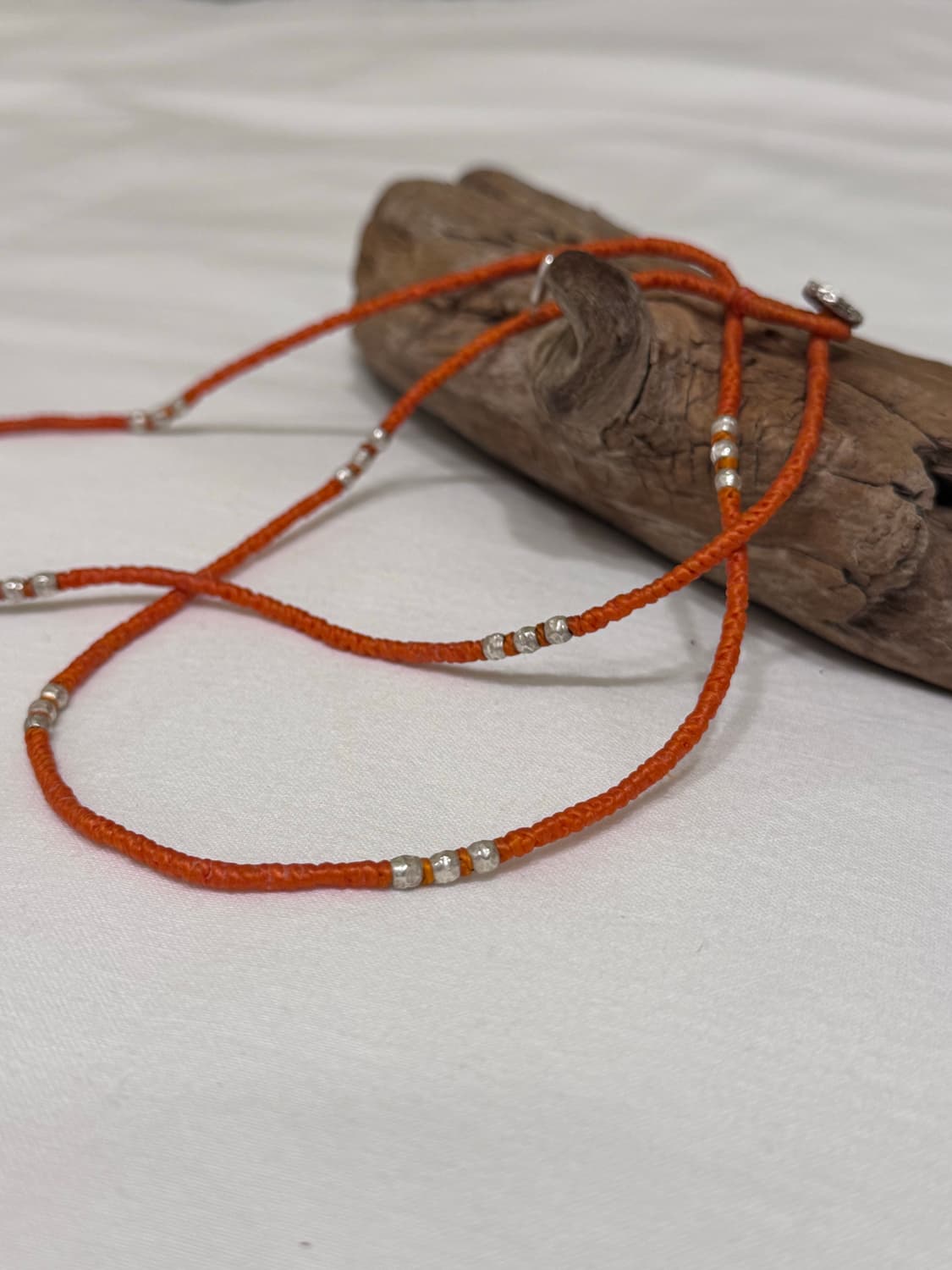 M.cohen 브레이슬릿 겸 넥클리스 / 오렌지 상품이미지1