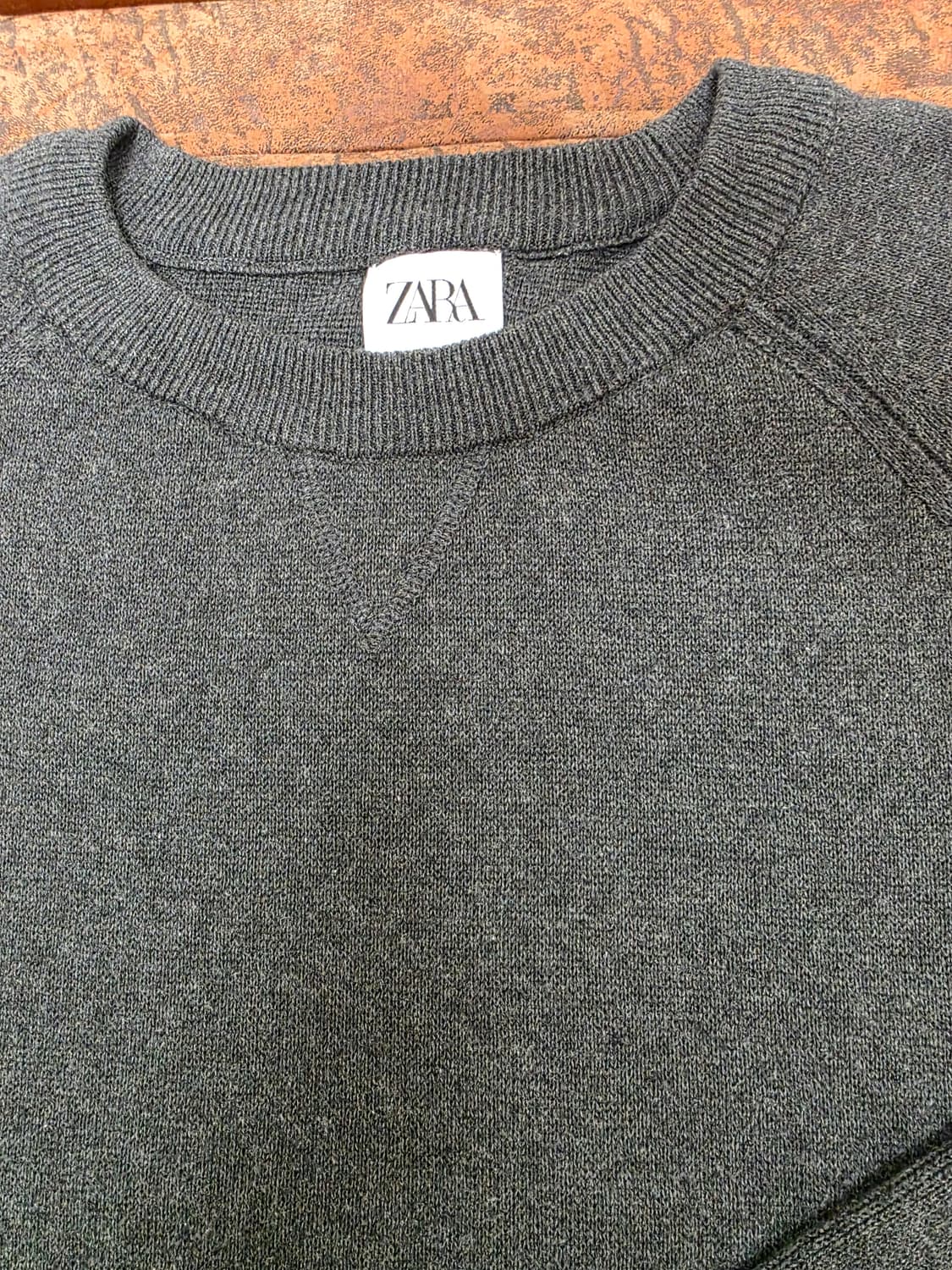 자라 라운드넥 코튼 니트 상품이미지2