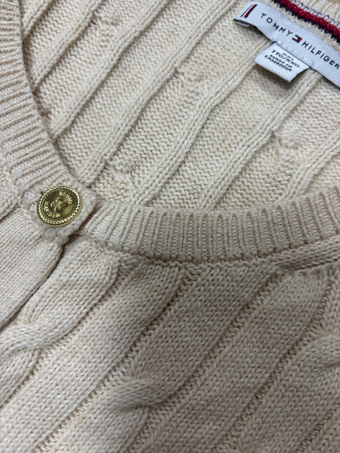 타미가디건-베이지/XXL/넉넉핏 상품이미지4