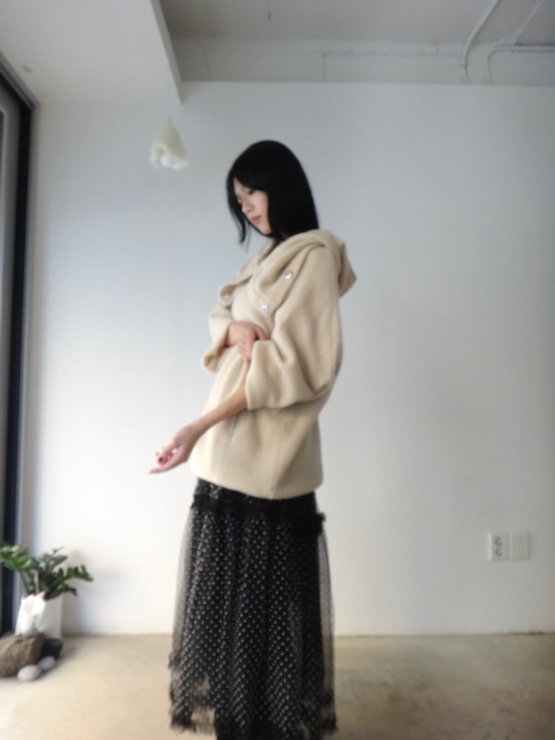TIME multyway split high neck knit  상품이미지1