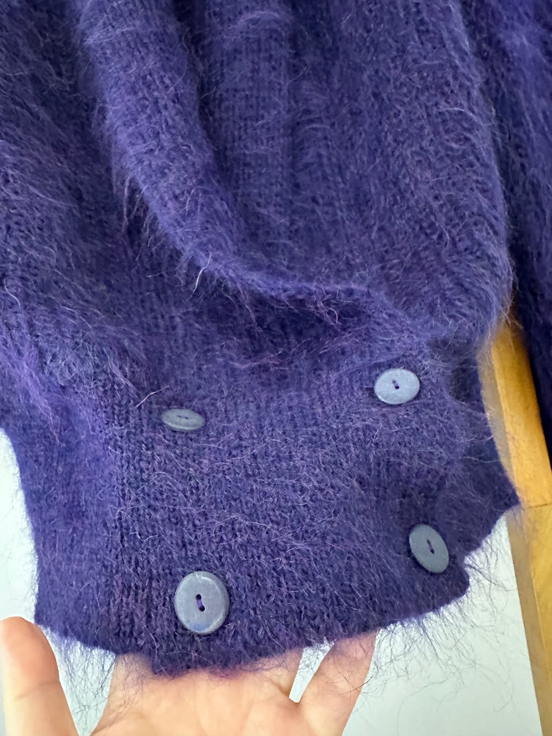 일본 빈티지 울 가디건(사이즈 M) 상품이미지5